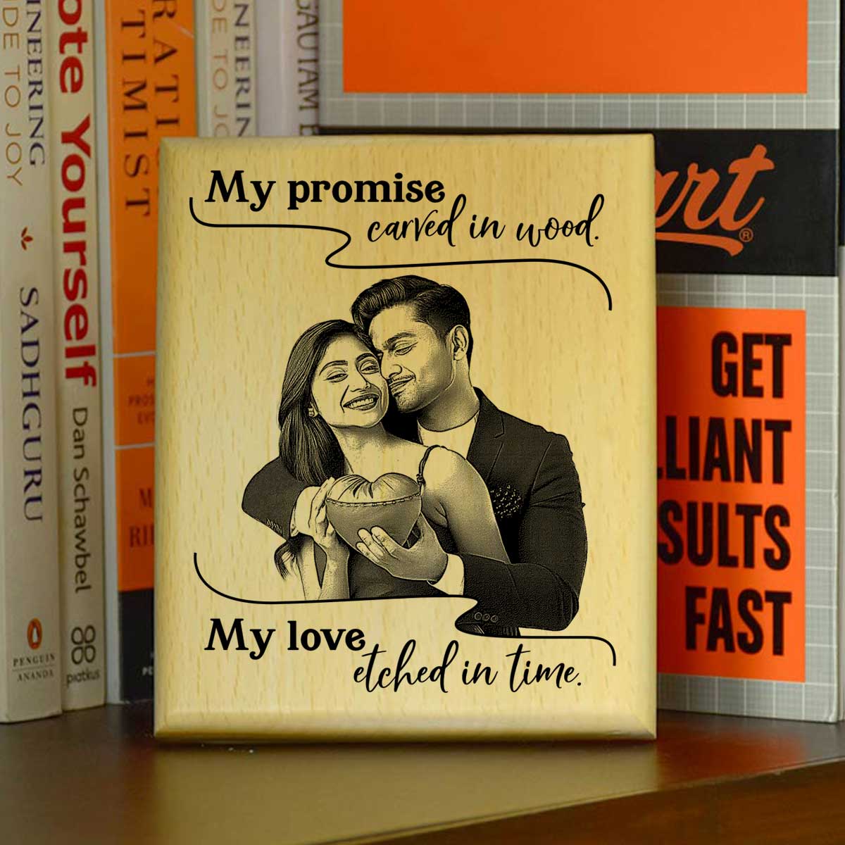 My Promise – Personalized Wooden Engraved Plaque