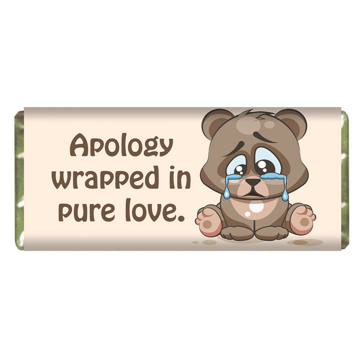 Apology Wrapped In Pure Love Personalised Choco Bar