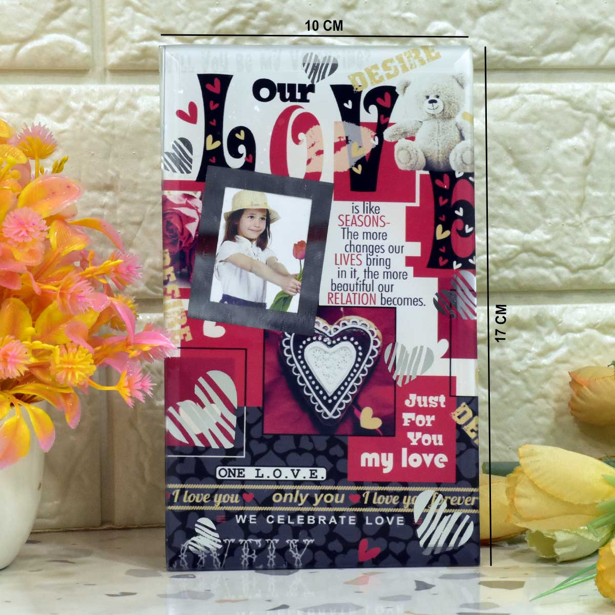 Just for you Glass Keepsake Photo Frame