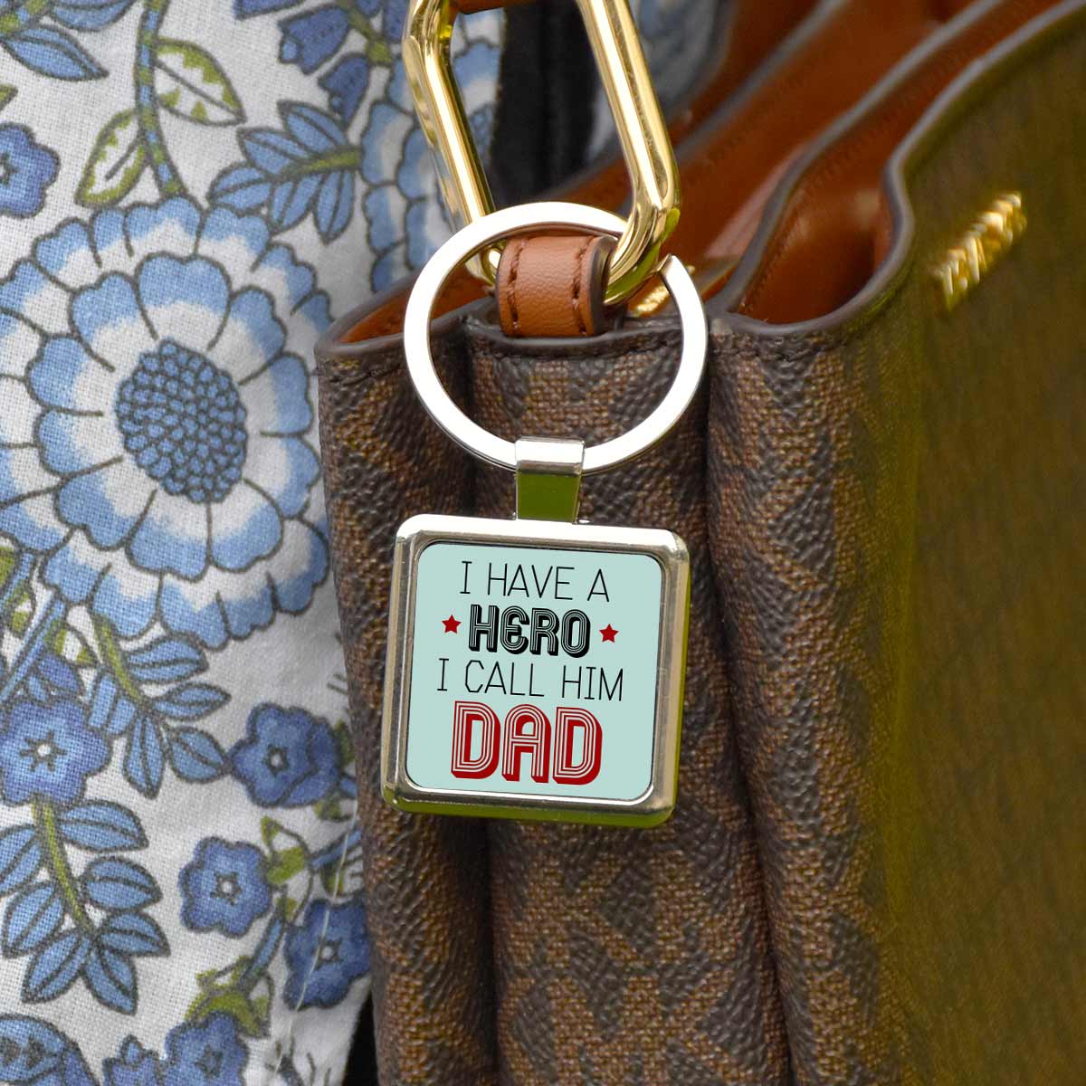 My Day My Hero Metal Keychain