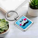 Best Dad Metal Keychain