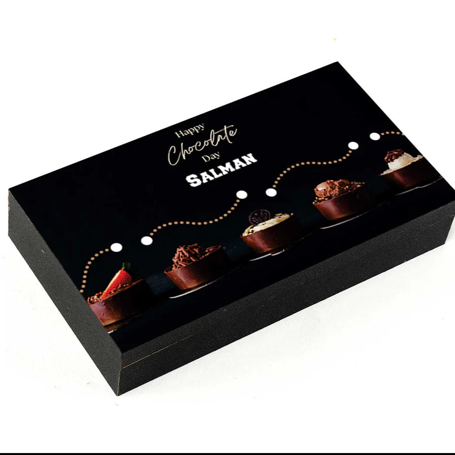 Unique Chocolate Day Customised Chocolate gift