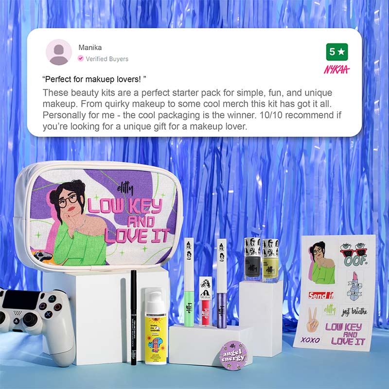 Elitty Low key and Love It - Pack of 10, Makeup for Teenagers)