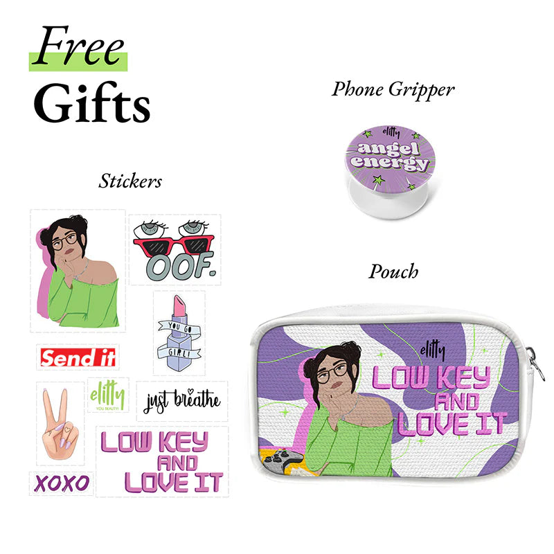 Elitty Low key and Love It - Pack of 10, Makeup for Teenagers)