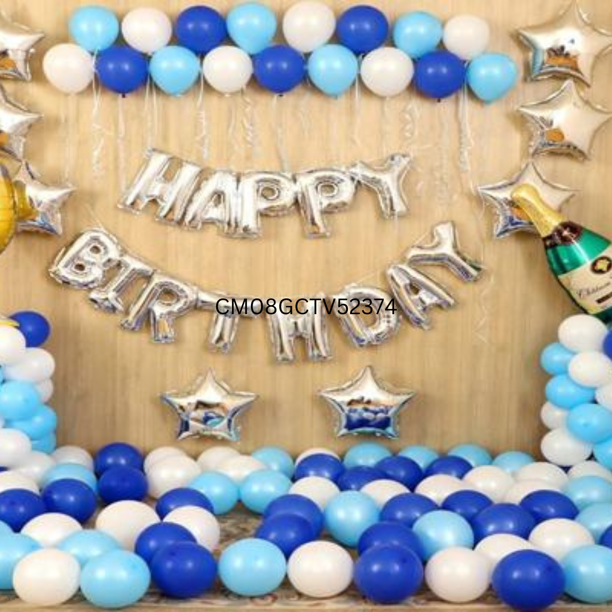 Blue Themed Birthday Decor-1