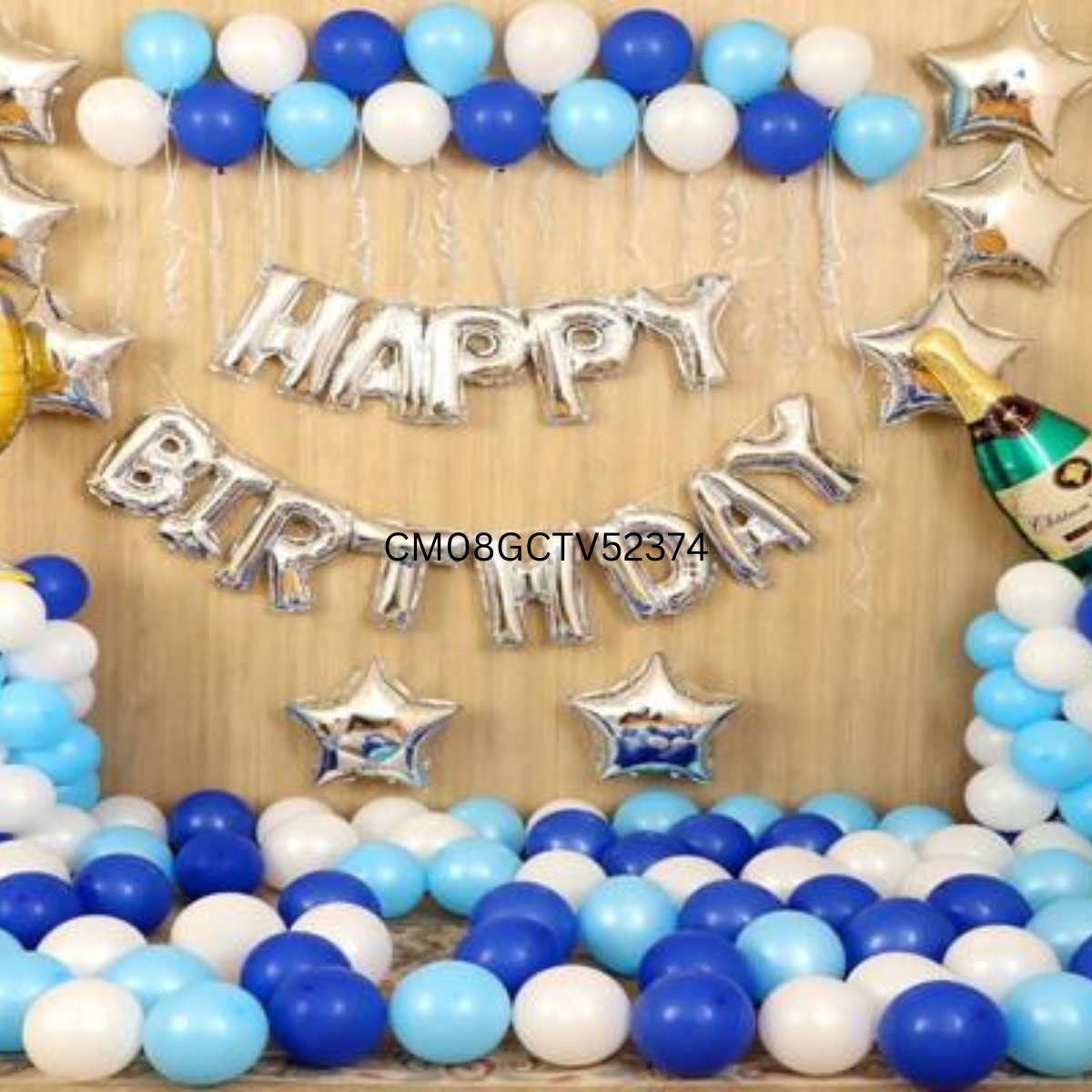 Blue Themed Birthday Décor