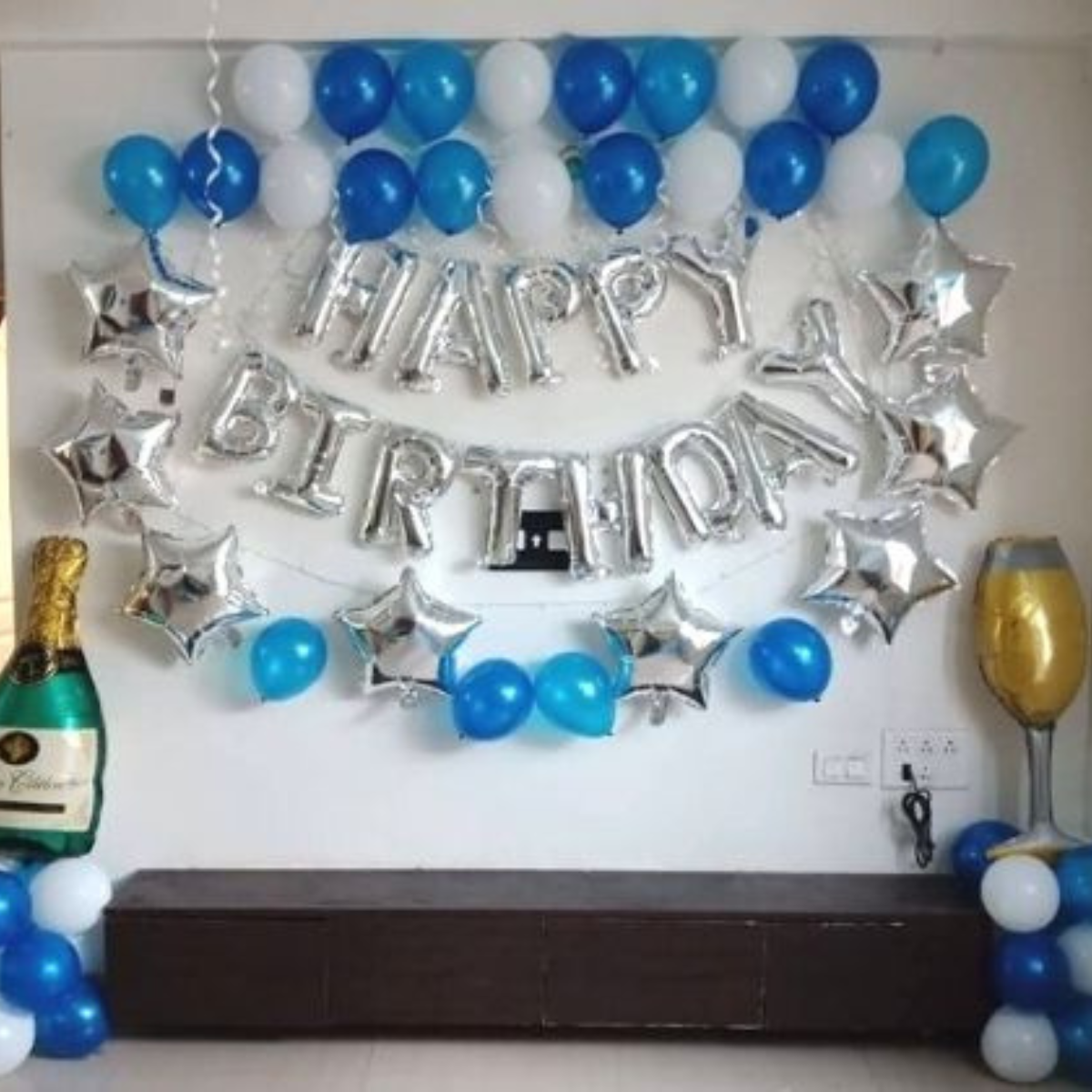 Blue Themed Birthday Decor-2