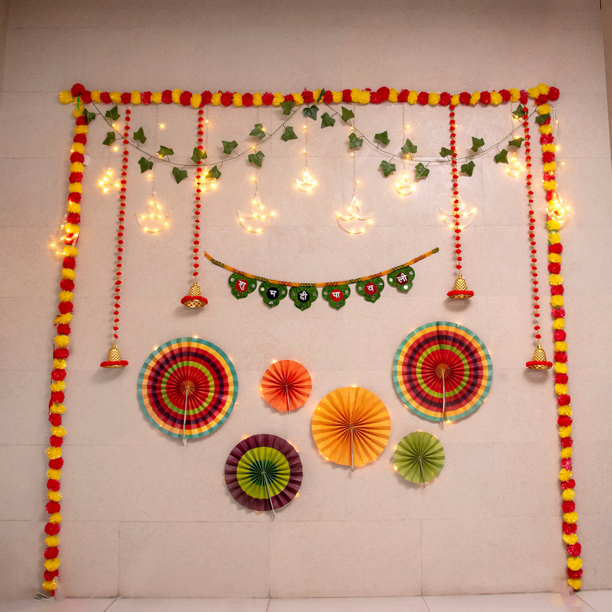 Diwali Celebrations Decor Setup