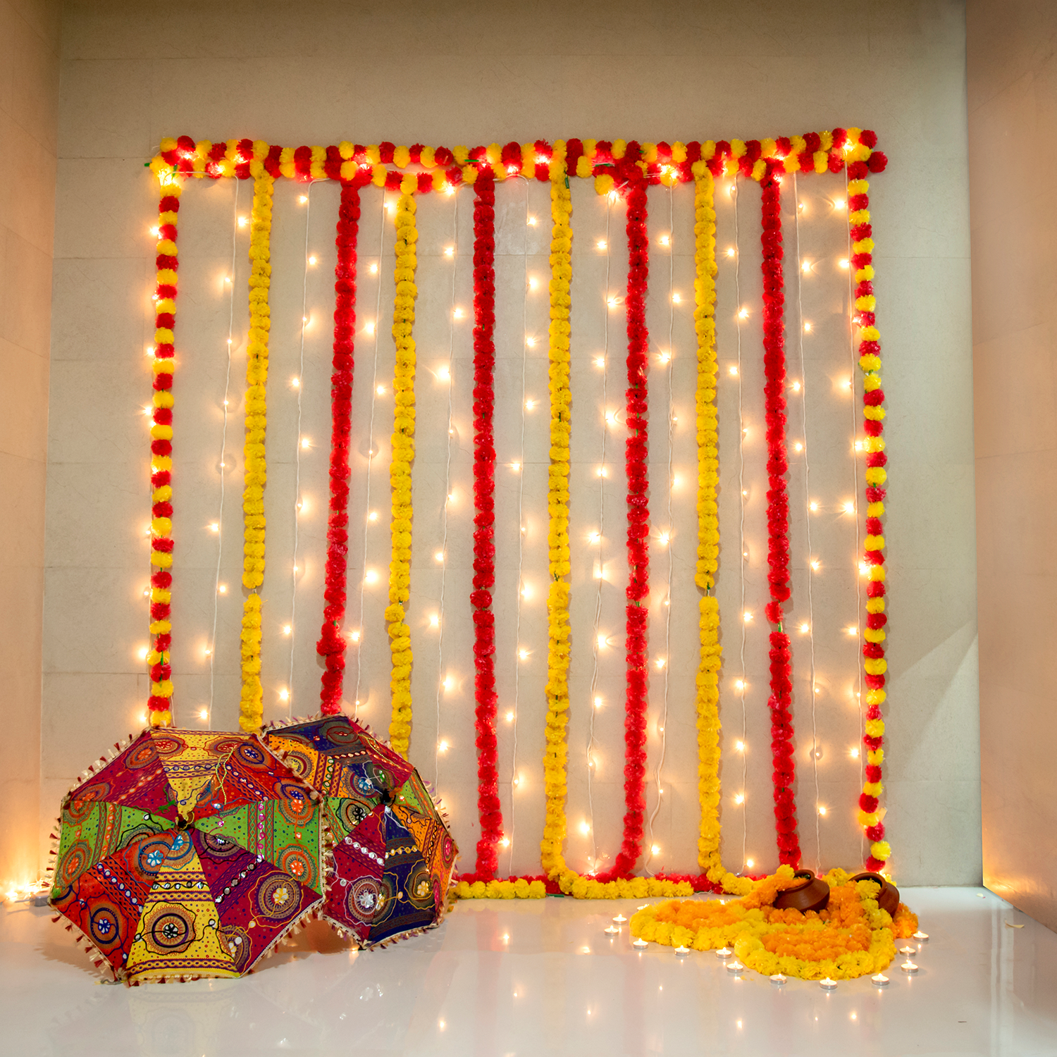 Blissful Diwali Decor Setup