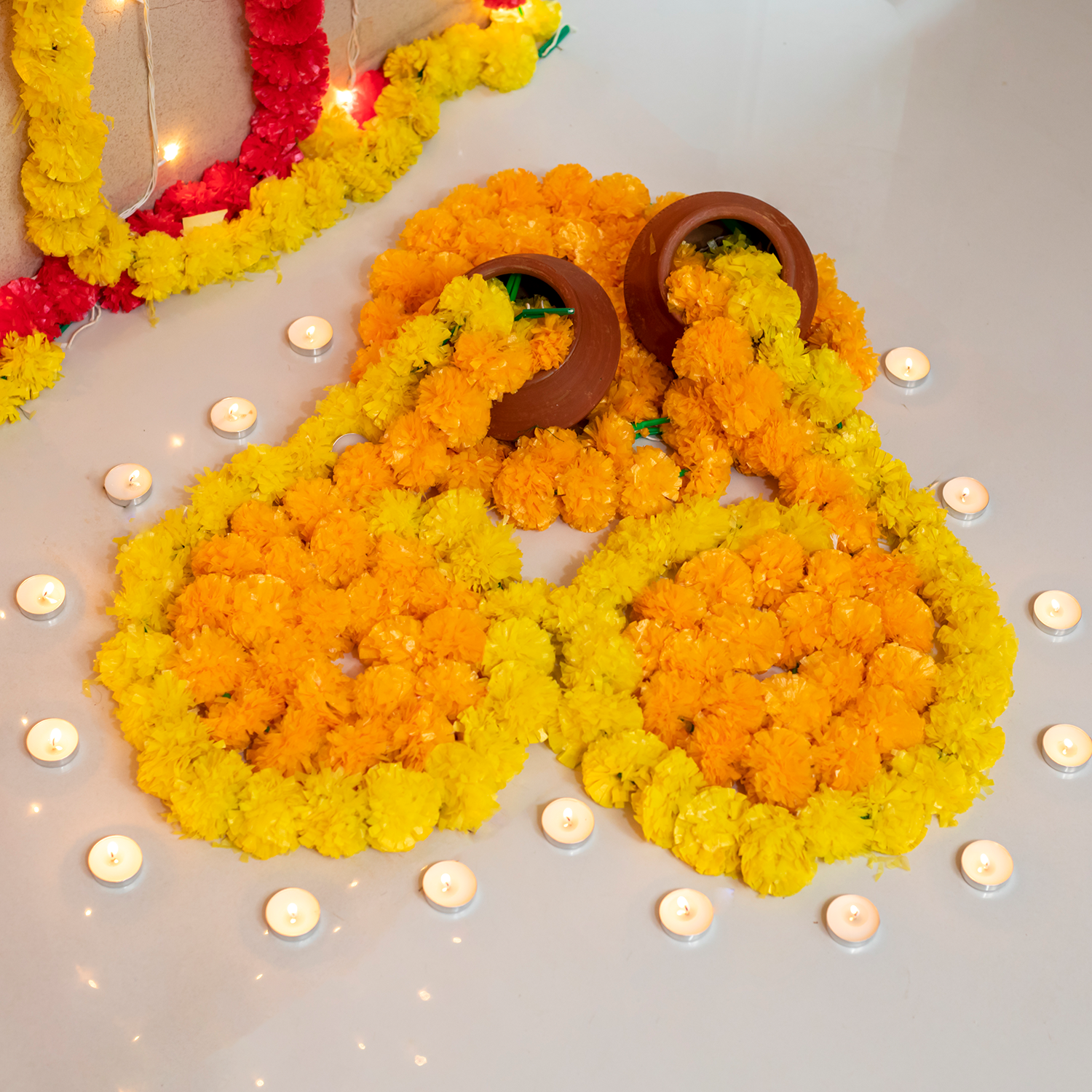 Blissful Diwali Decor Setup-3