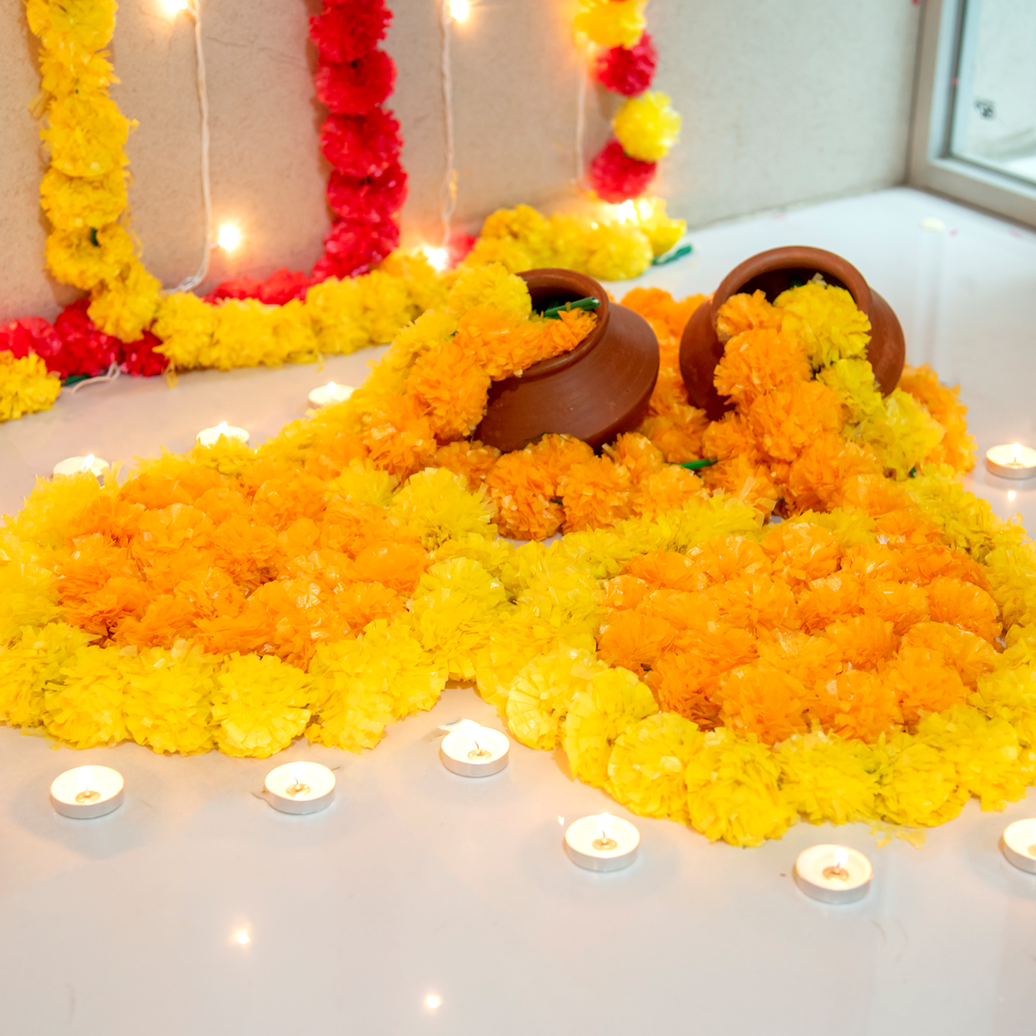 Blissful Diwali Decor Setup