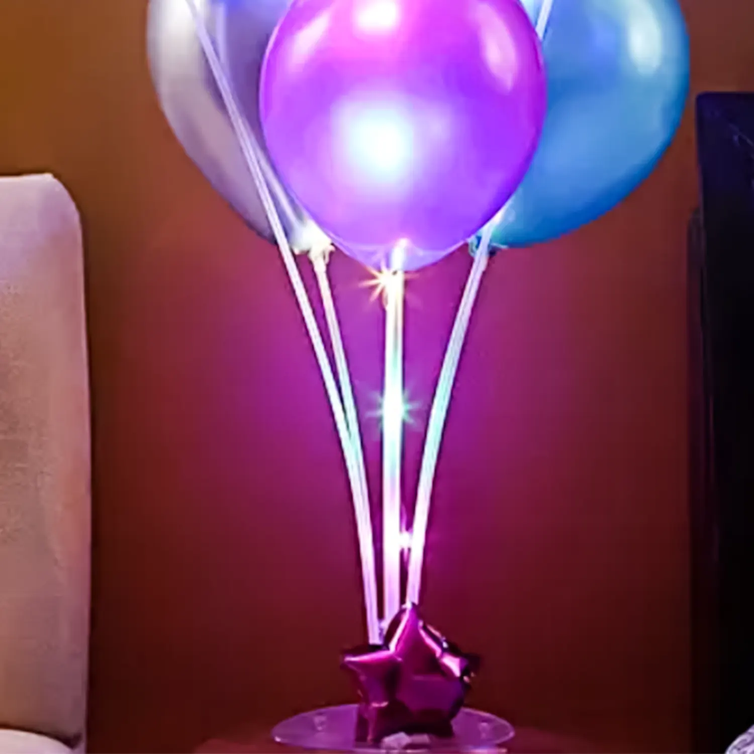 Glittery Happy Diwali Balloon Bouquet-3