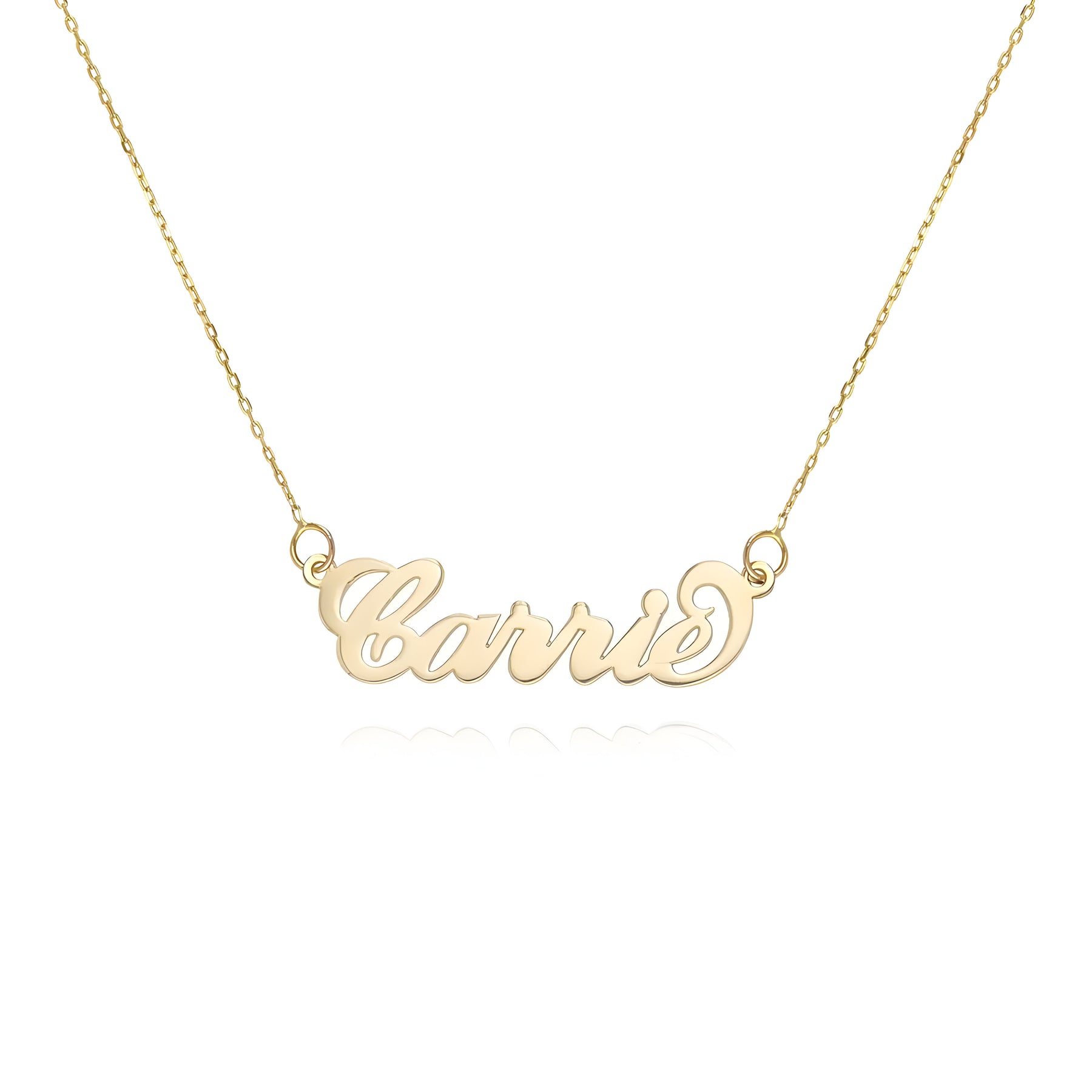 Personalised Carrie Name Pendant