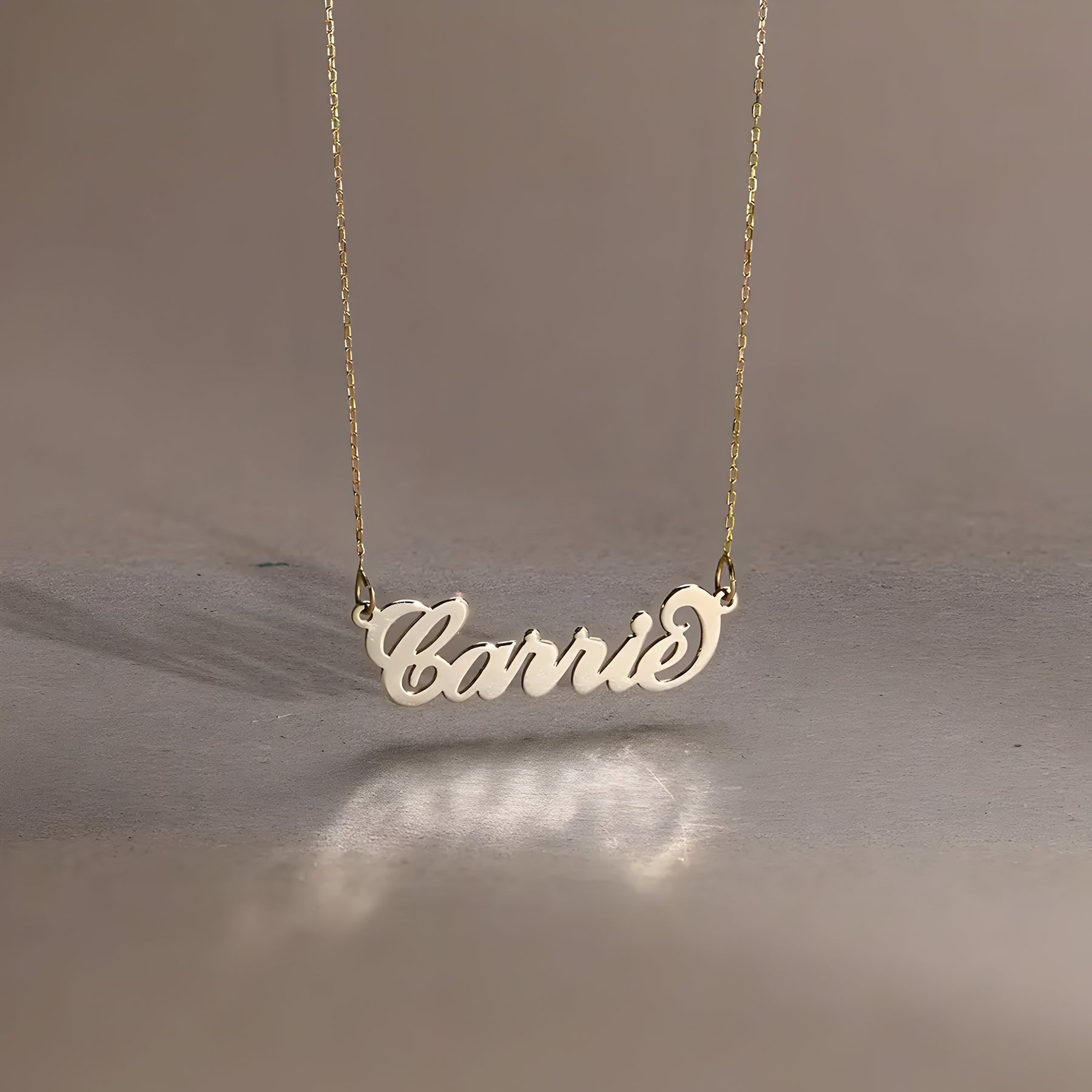 Personalised Carrie Name Pendant