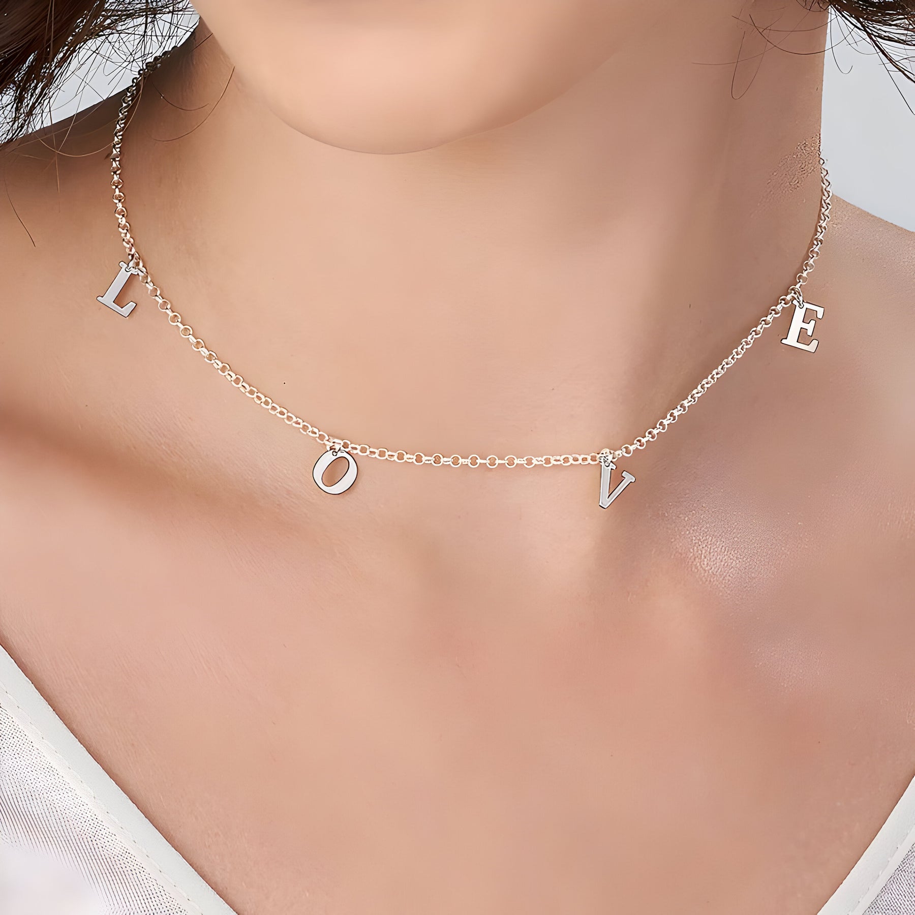 Personalised Choker Name Pendant
