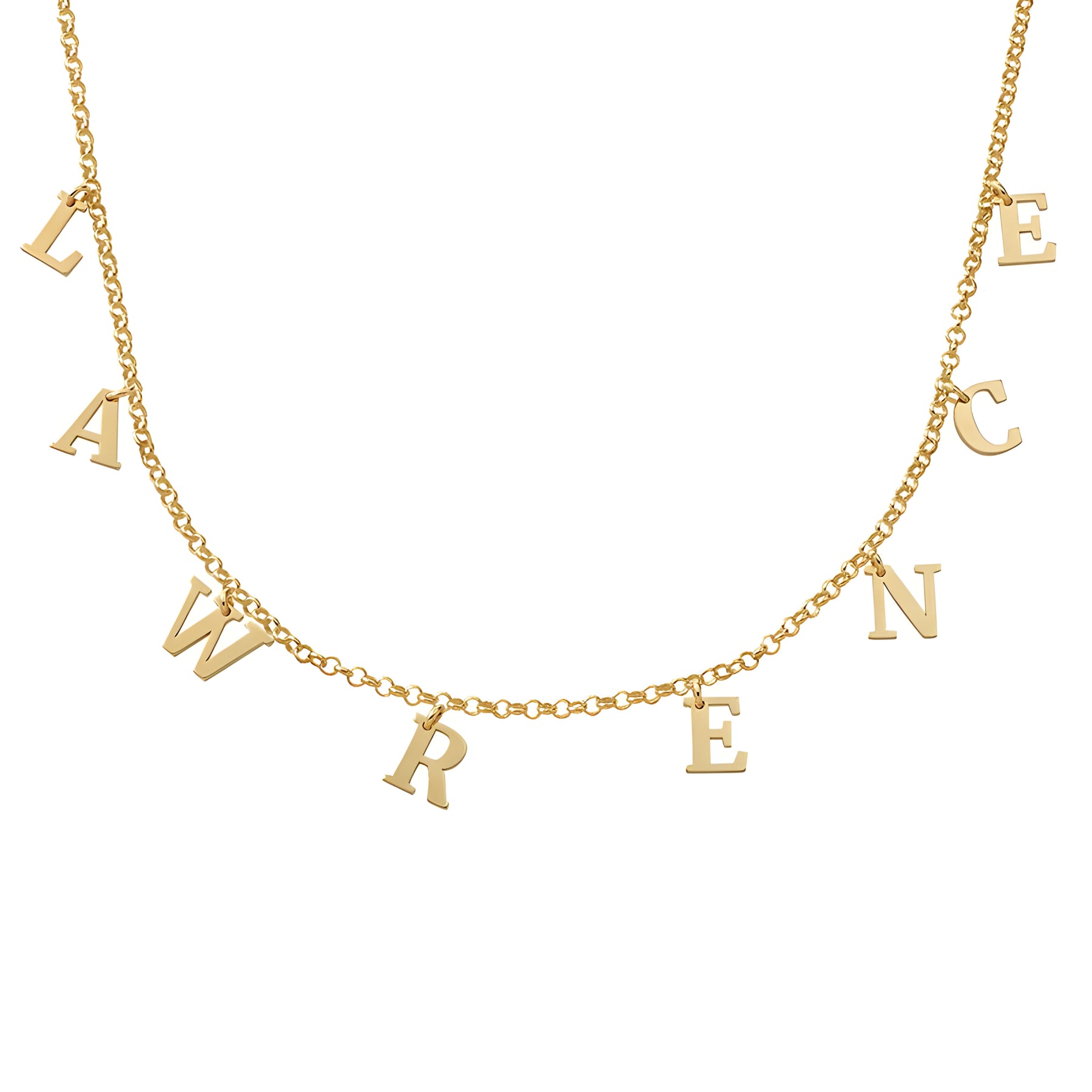 Personalised Choker Name Pendant