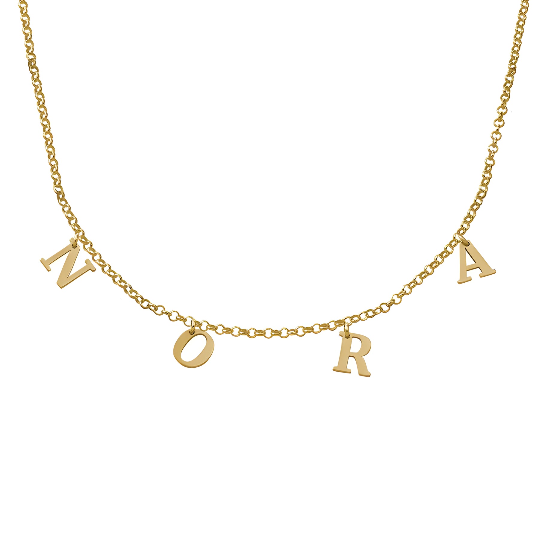 Personalised Choker Name Pendant