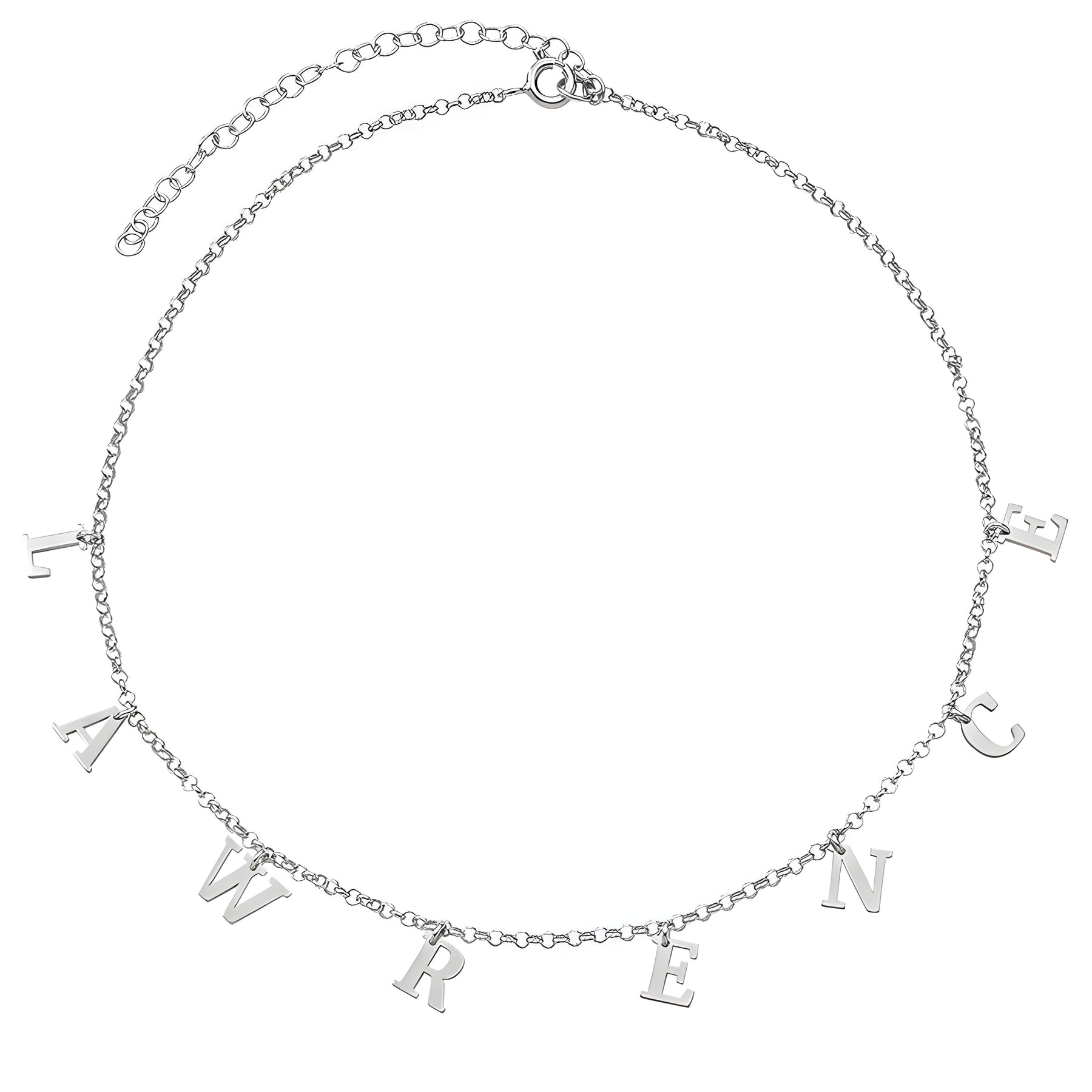 Personalised Choker Name Pendant
