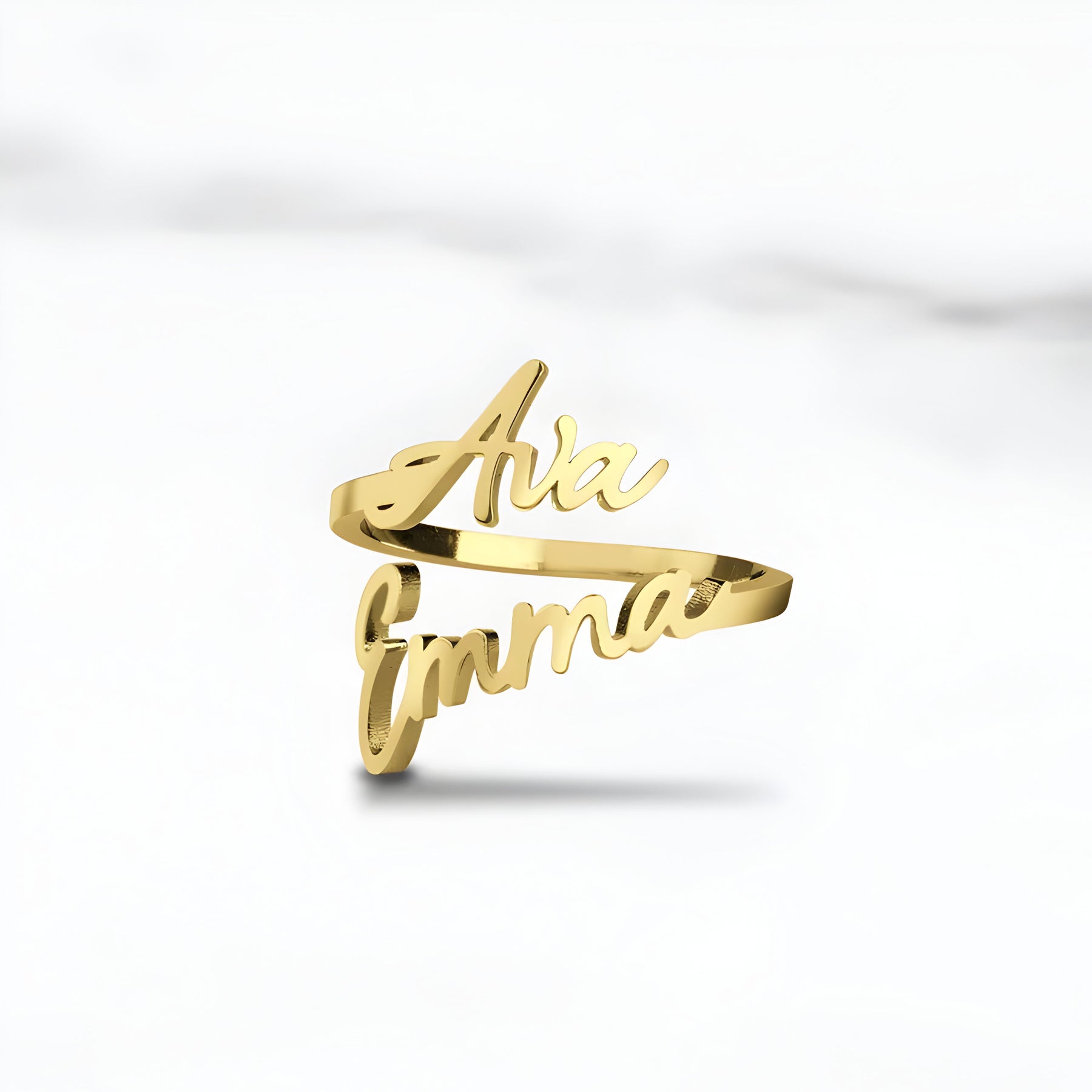 Personalised Couple Name Ring