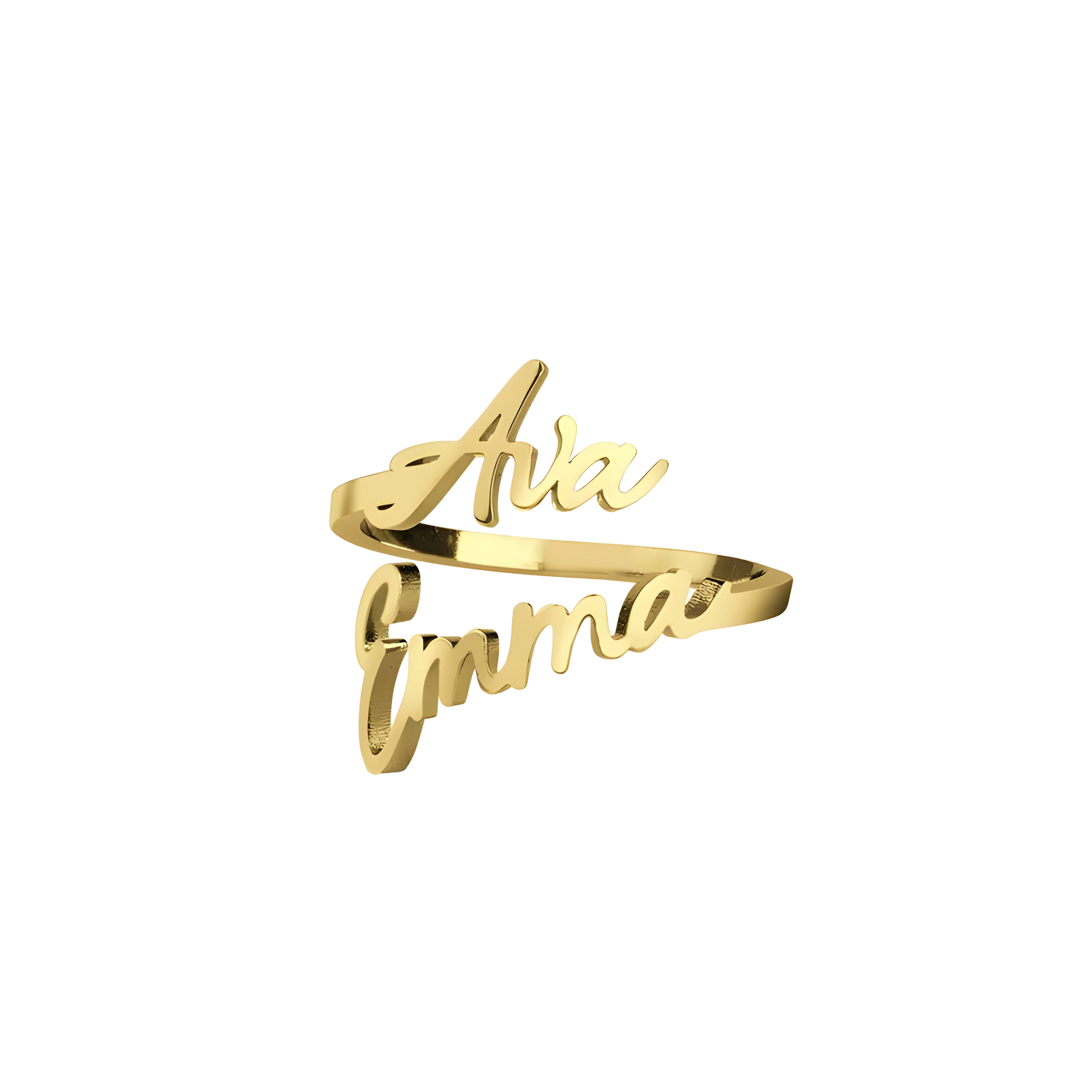 Personalised Couple Name Ring