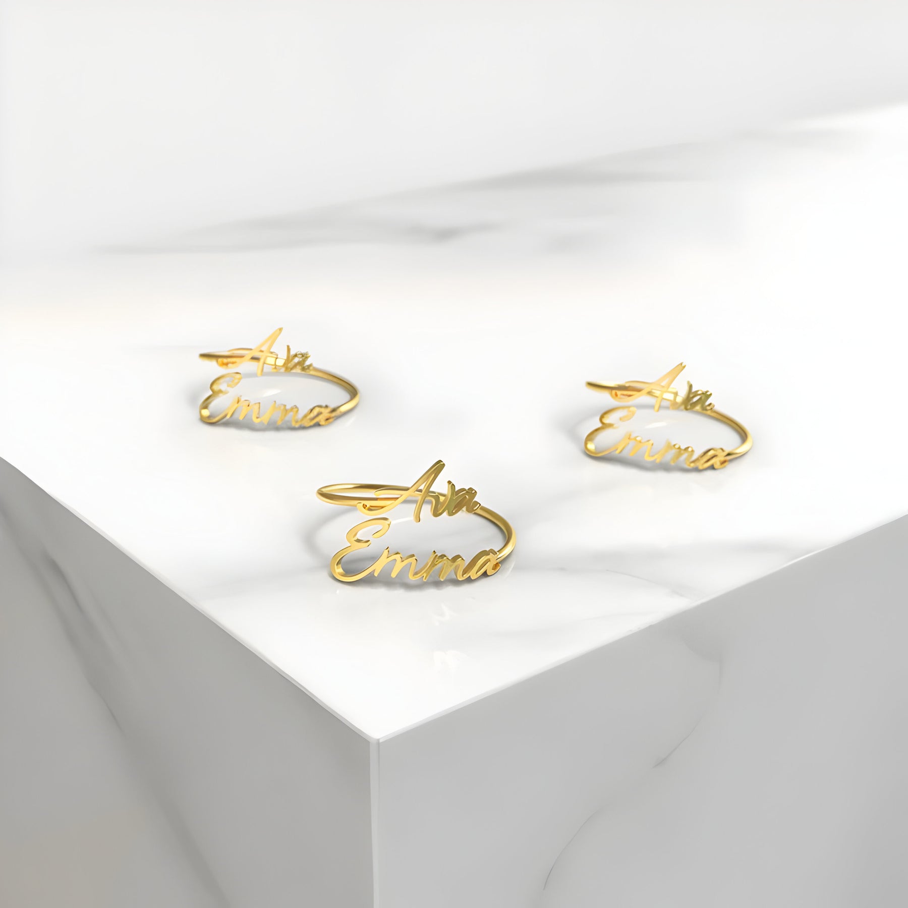 Personalised Couple Name Ring