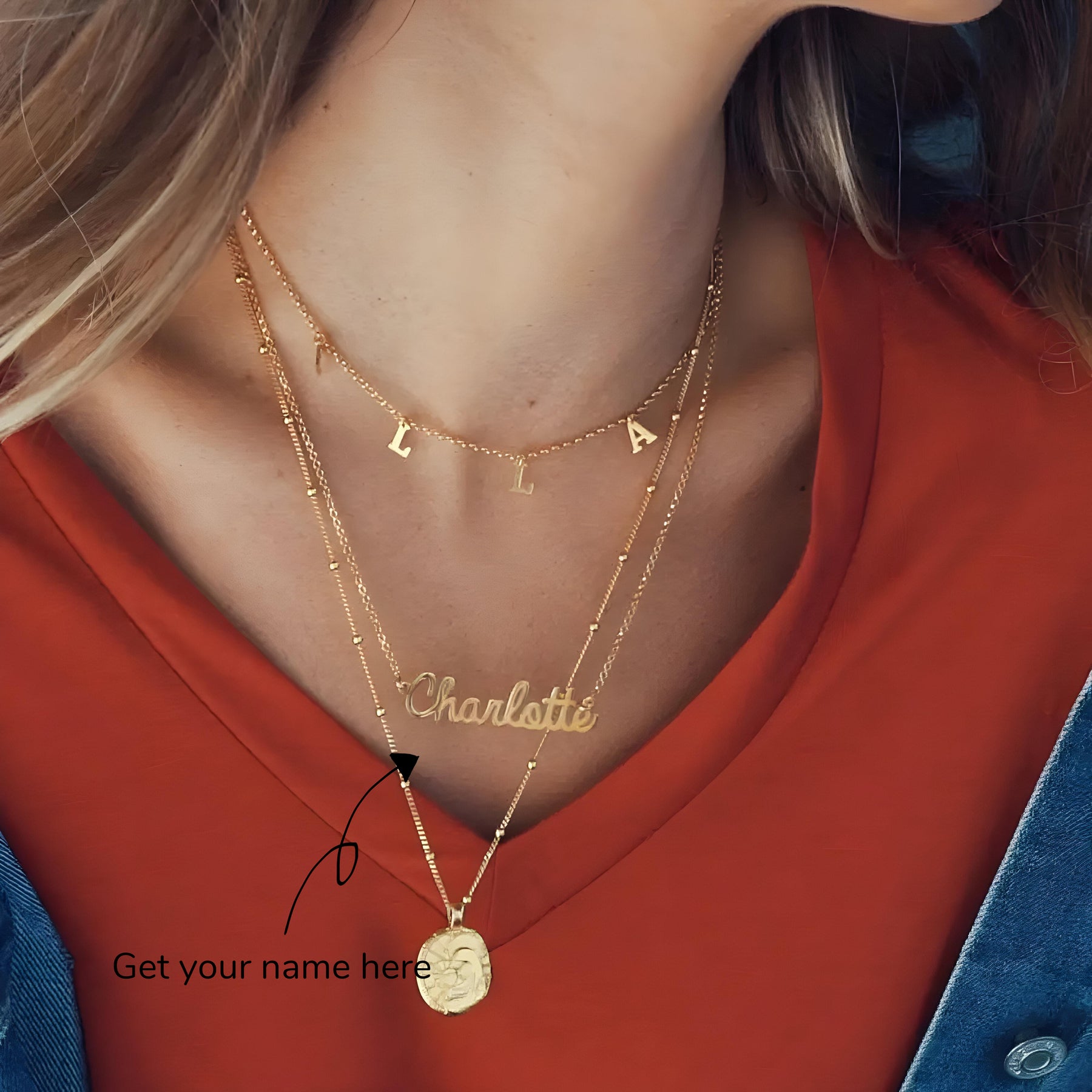 Personalised Cursive Name Pendant