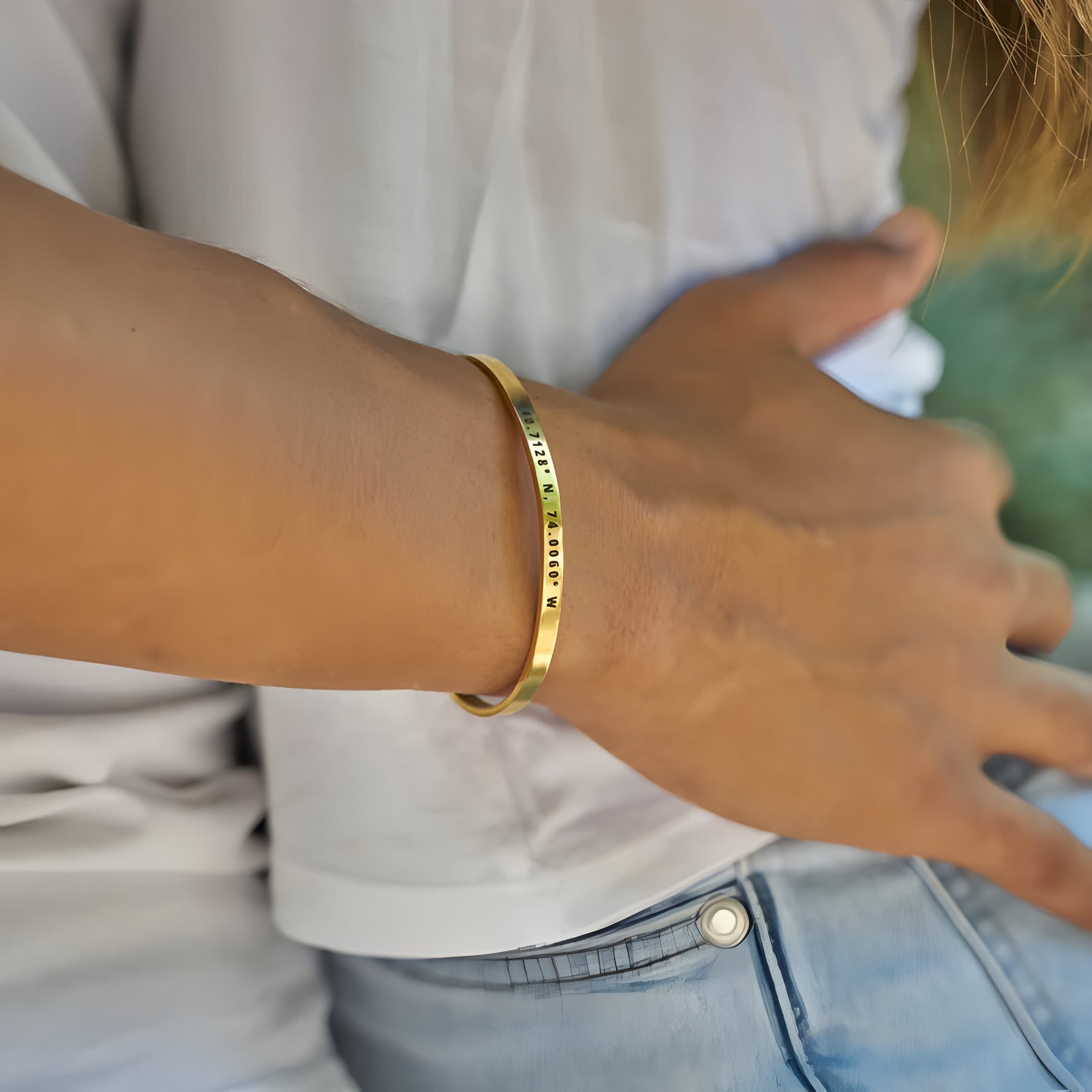 Personalised Engraved Cuff Bracelet