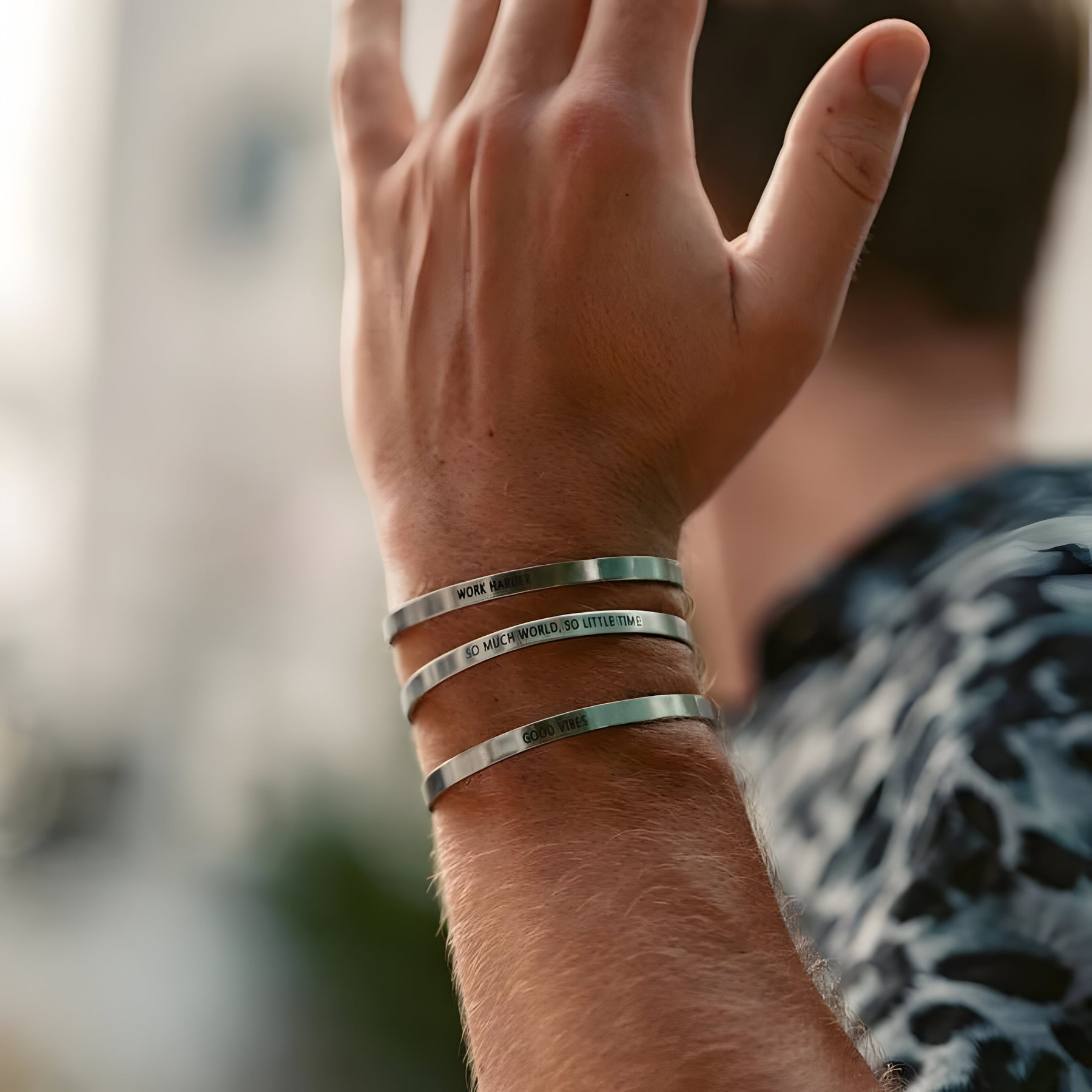 Personalised Engraved Cuff Bracelet
