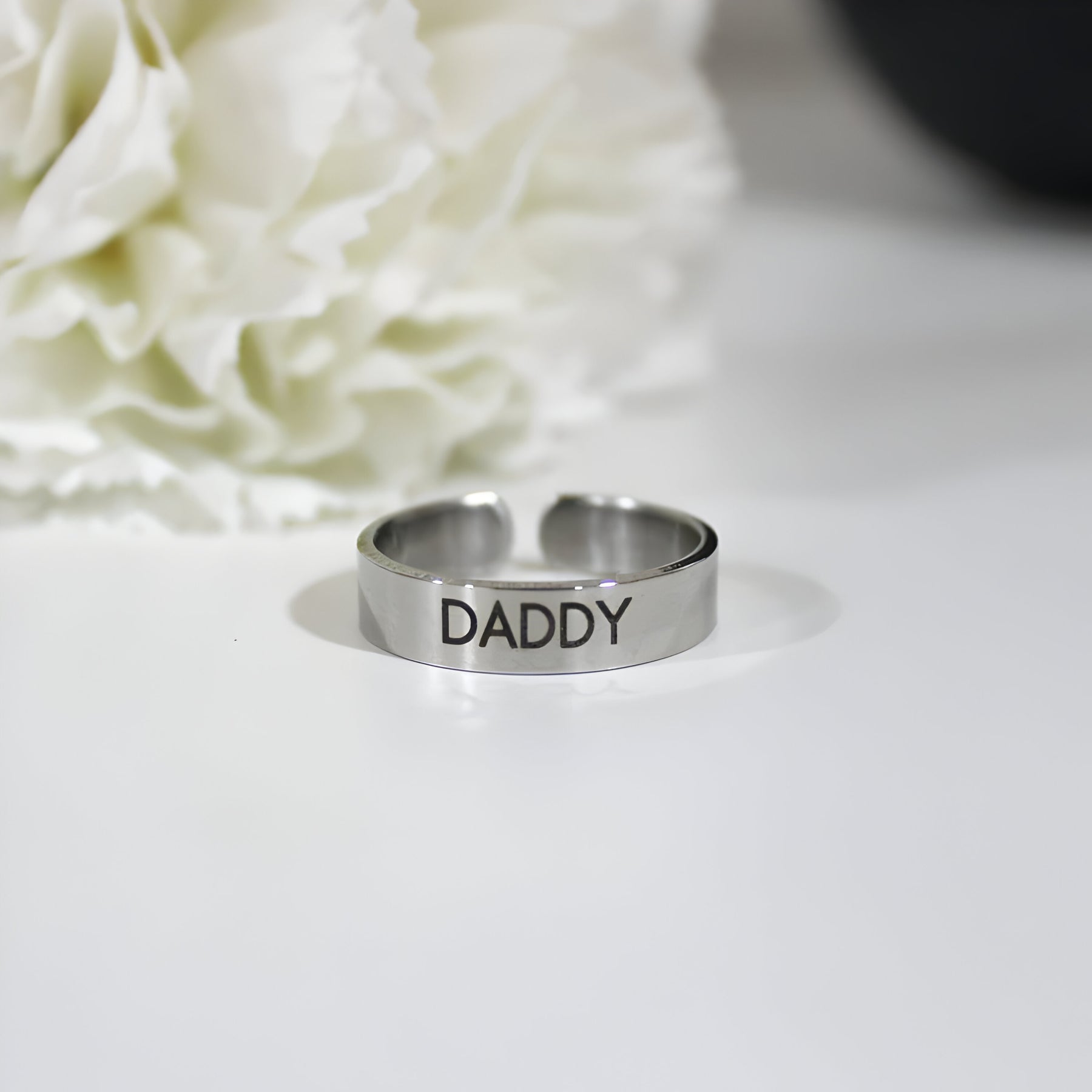 Personalised Engraved Cut Ring