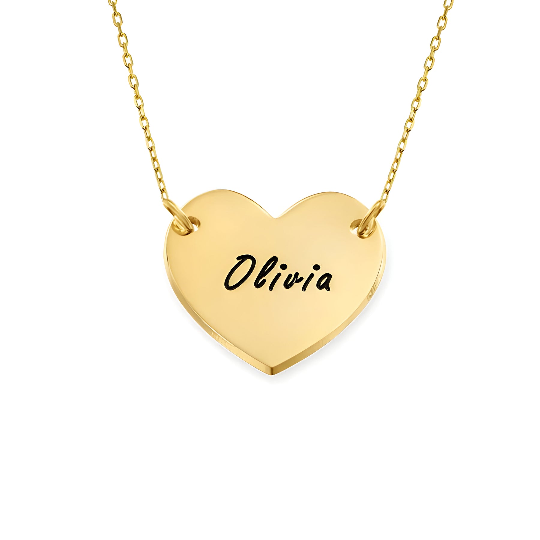Personalised Engraved Heart Pendant