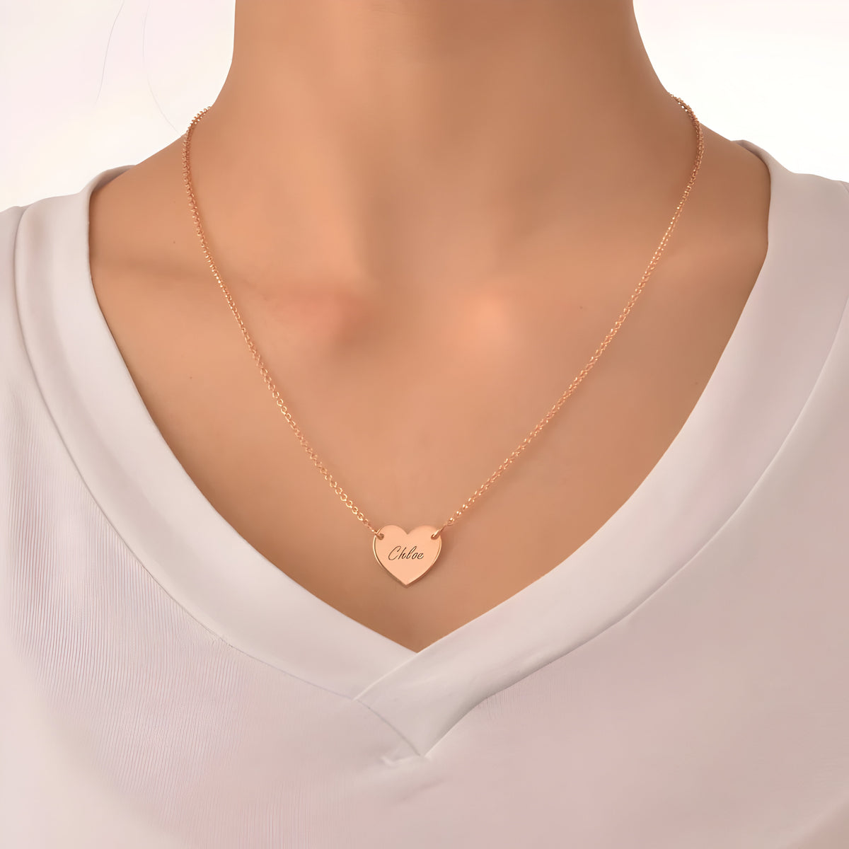 Personalised Engraved Heart Pendant