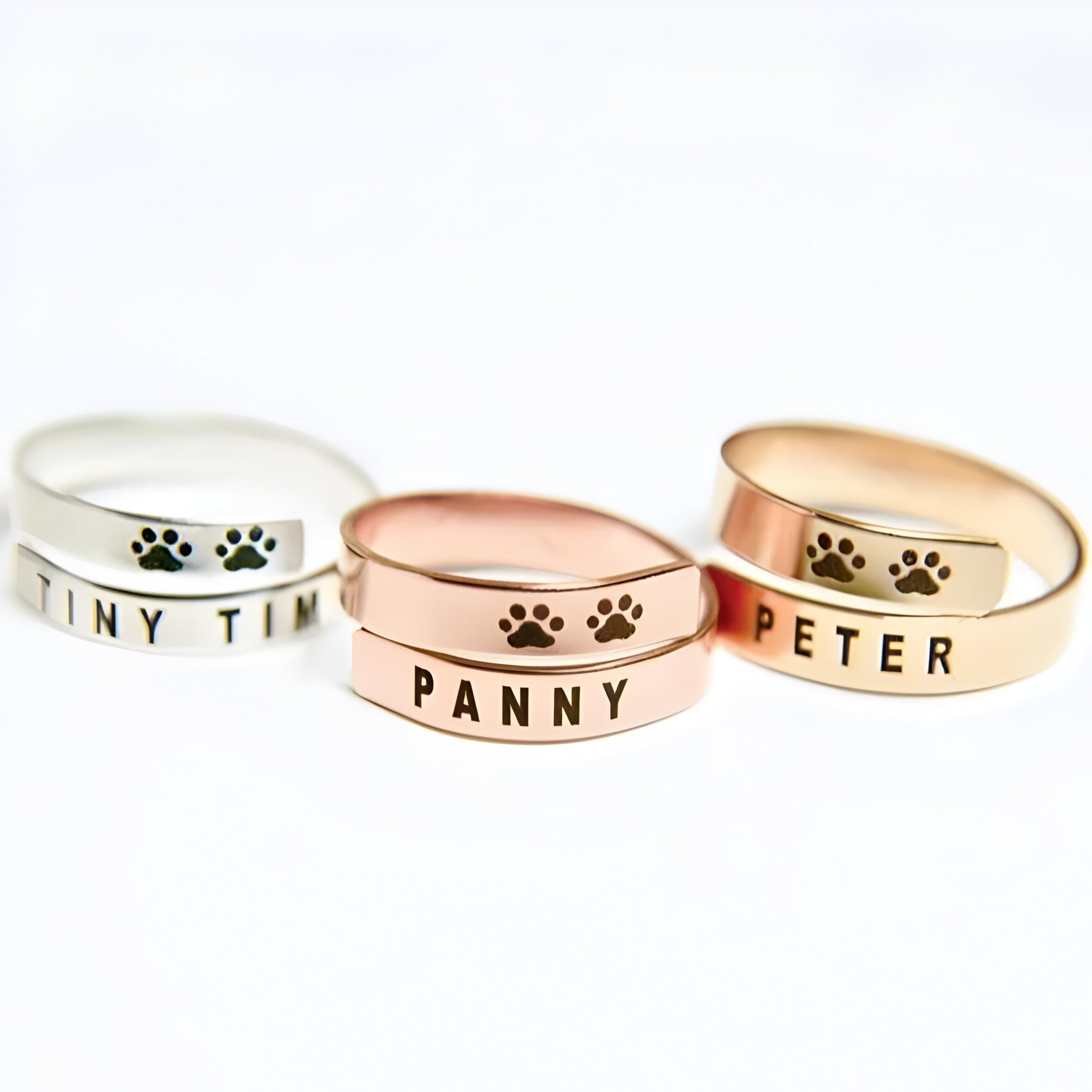 Personaised Engraved Pet Lovers Ring