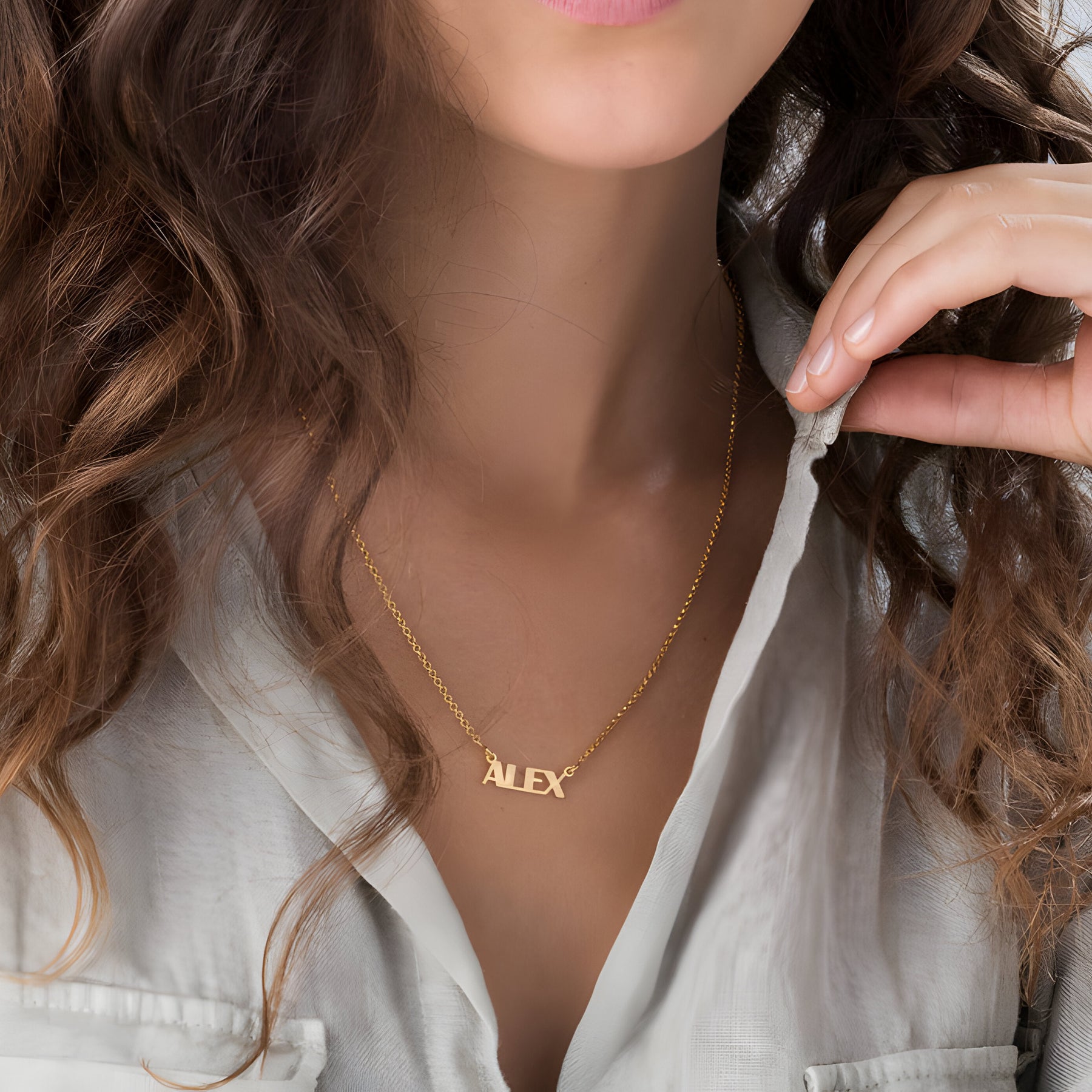Personalised Gatsby Name pendant