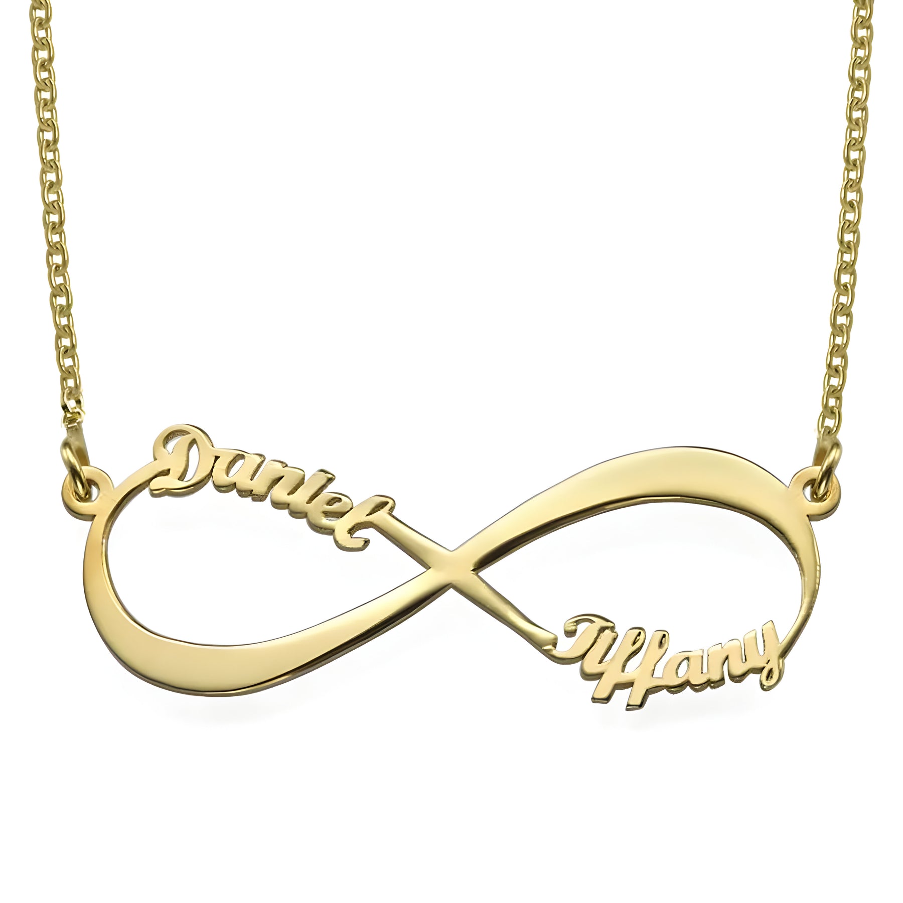 Personalised Infinity Couple Name Pendant