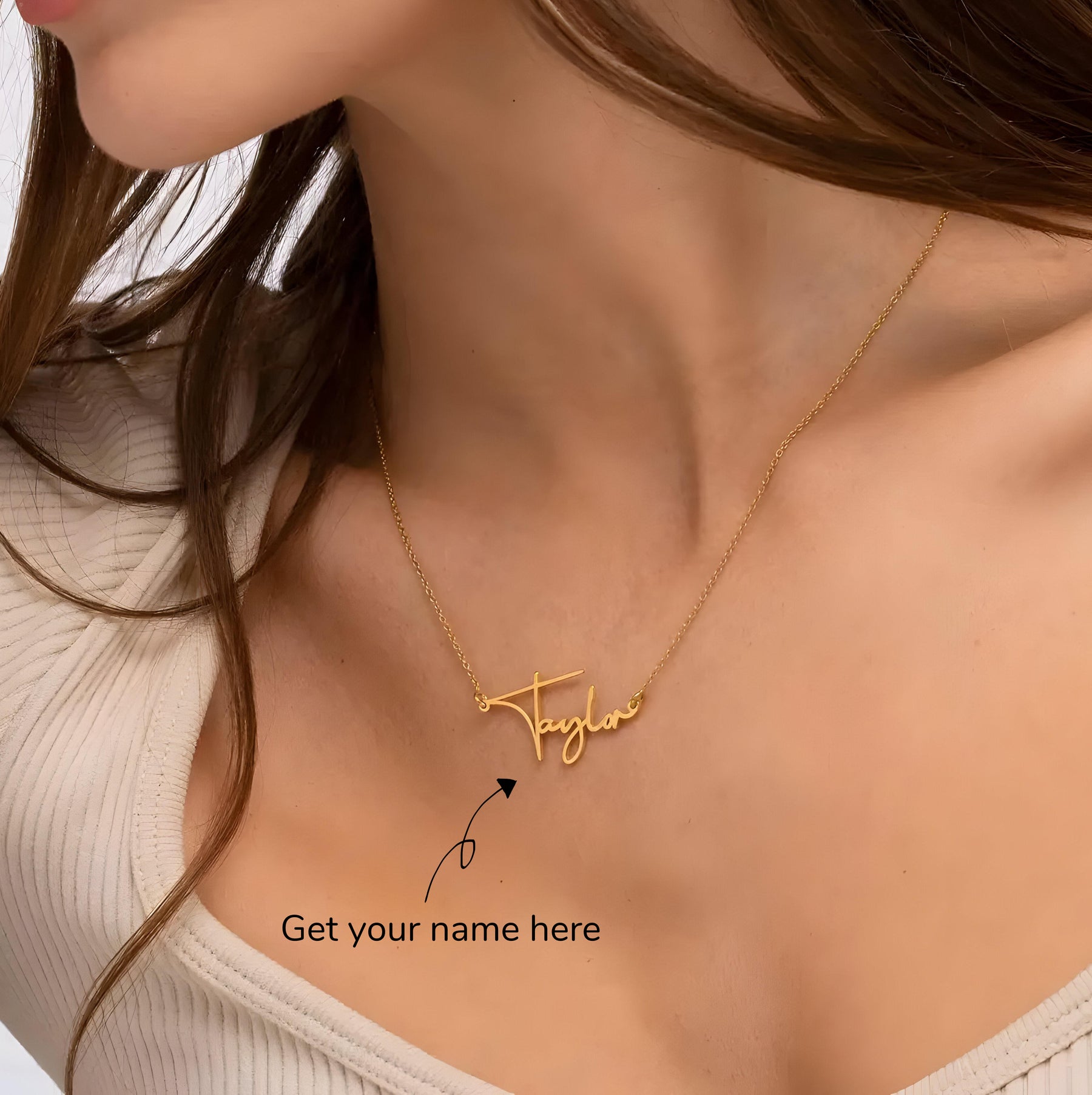 Personalised Paris Name Pendant