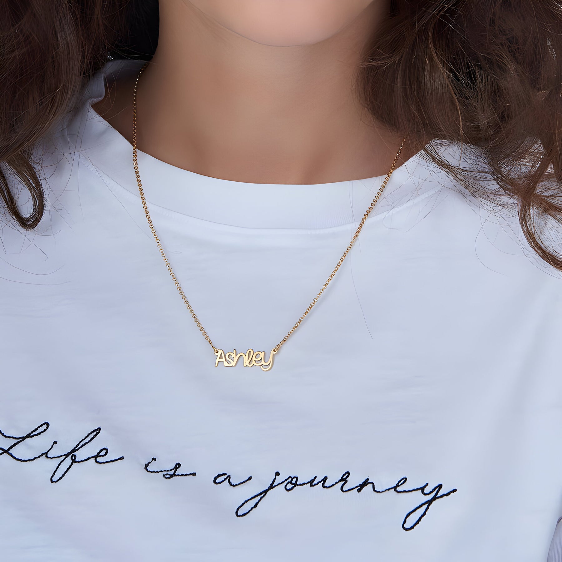 Personalised Pixie Name Pendant