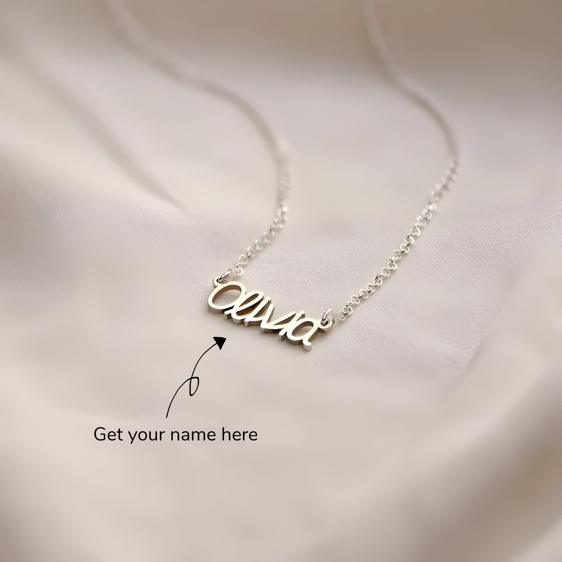 Personalised Pixie Name Pendant