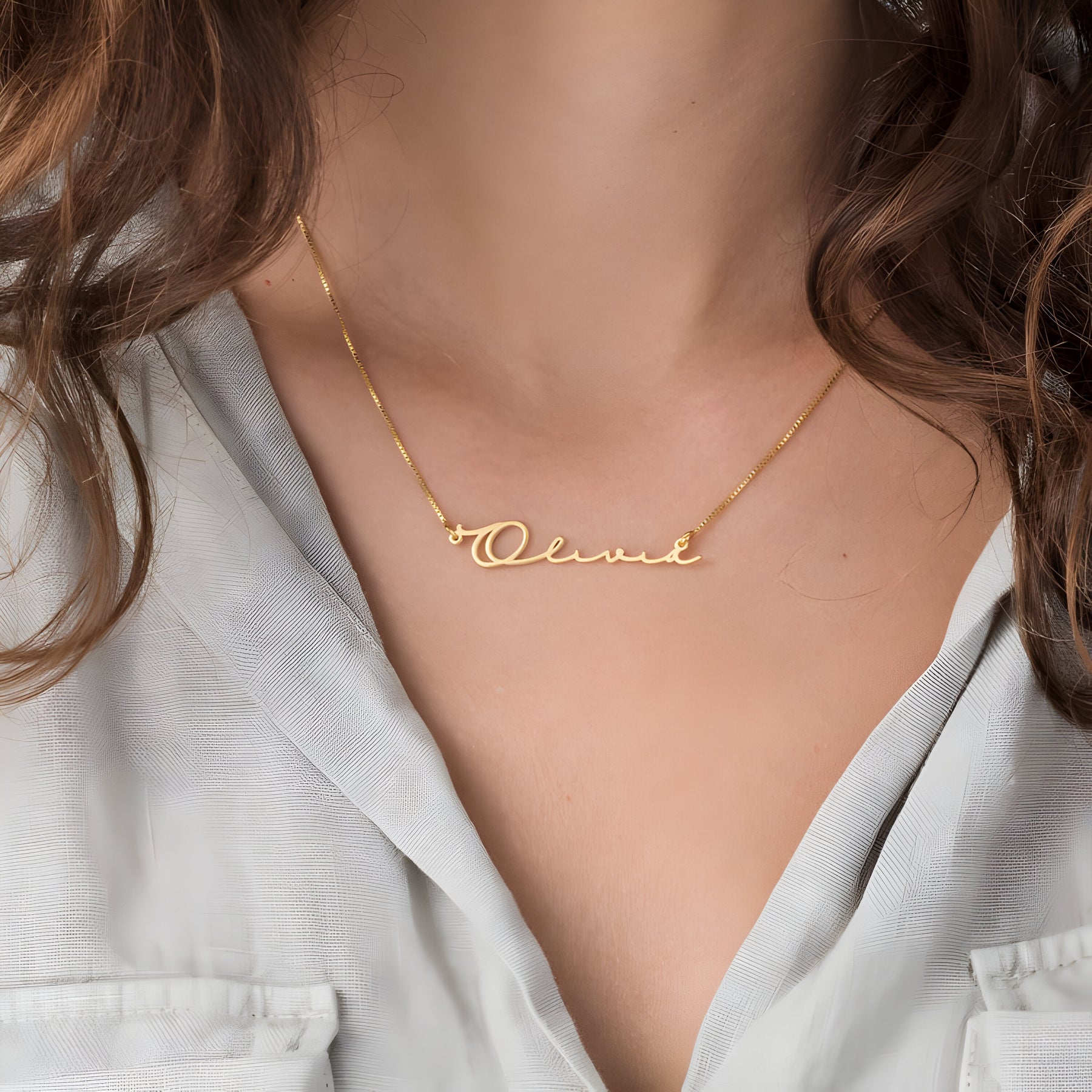 Personalised Signature Name Pendant