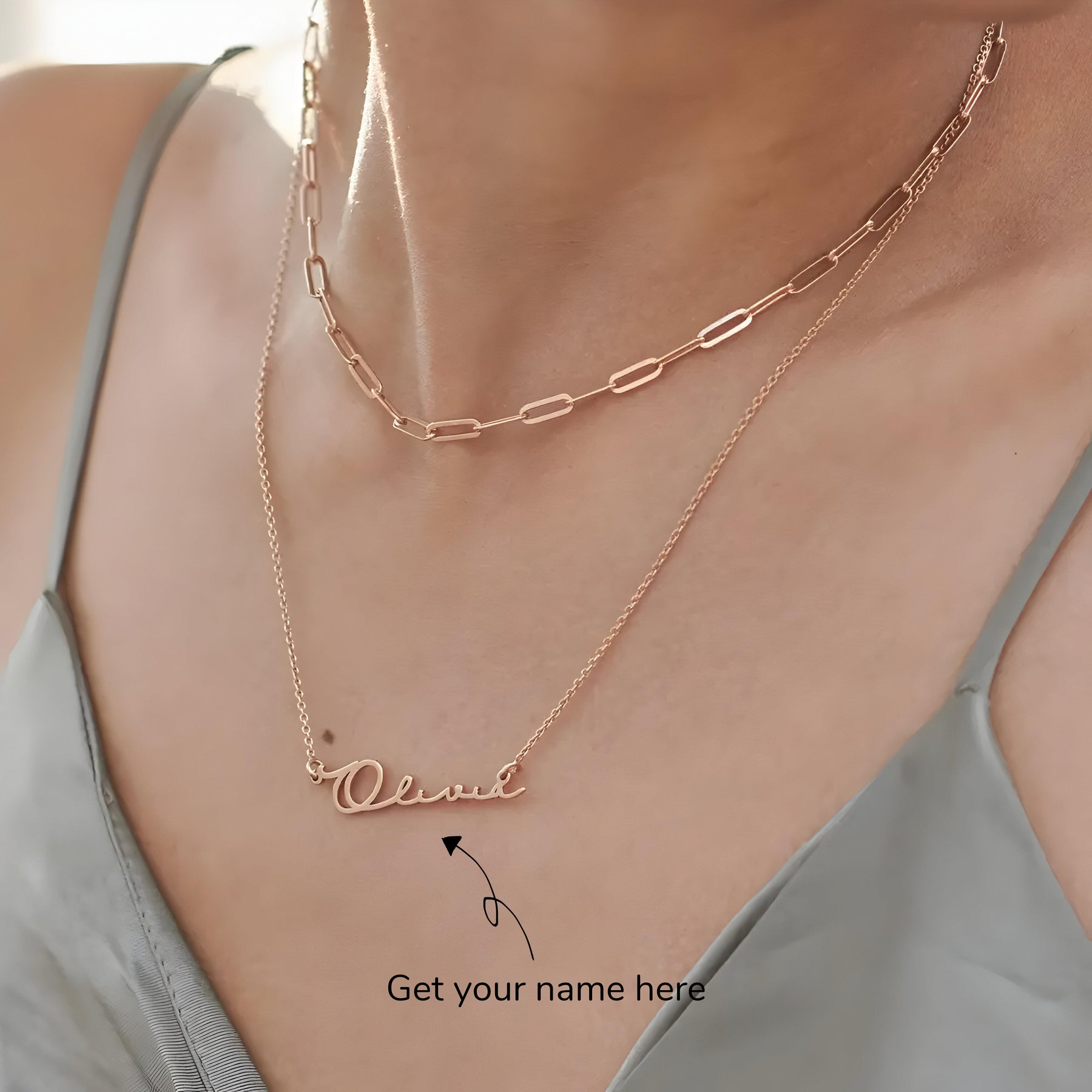 Personalised Signature Name Pendant
