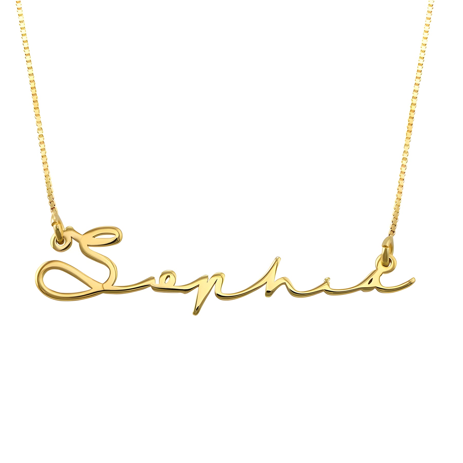 Personalised Signature Name Pendant