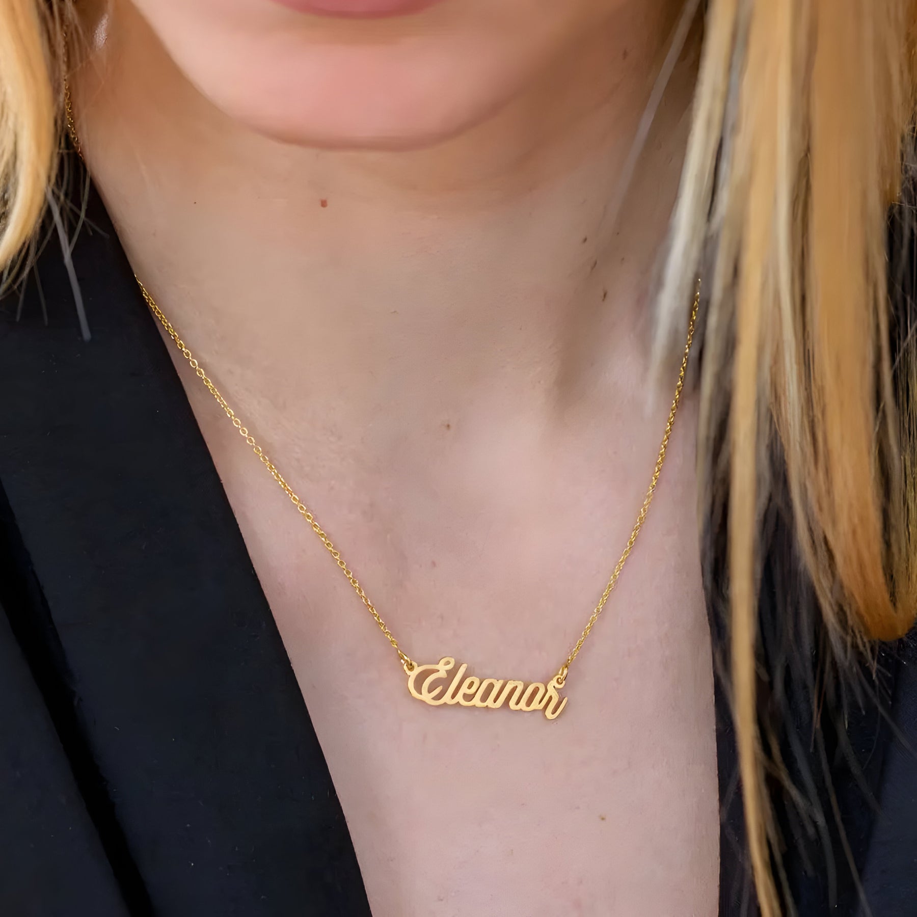 Personalised Twirl Script Name Pendant