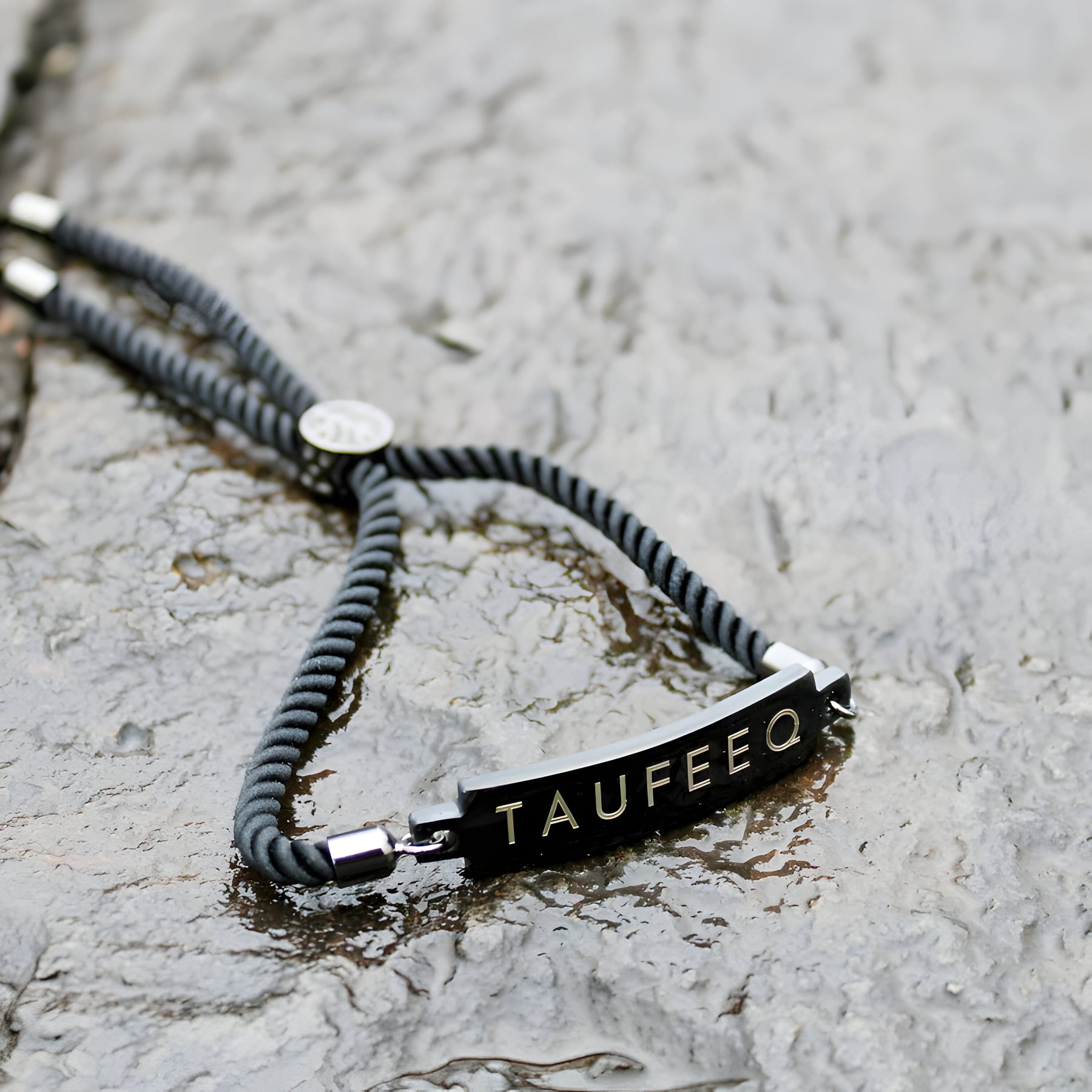 Personalised Yours Truly Metal Engraved Commando Wristband