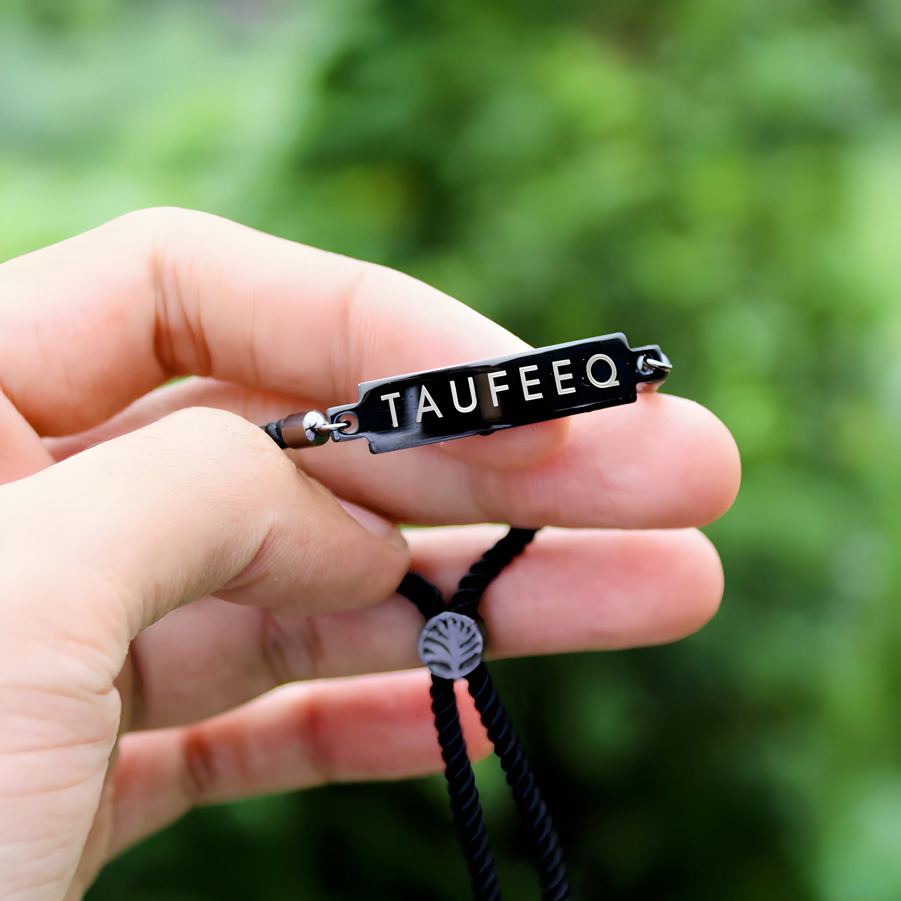 Personalised Yours Truly Metal Engraved Commando Wristband