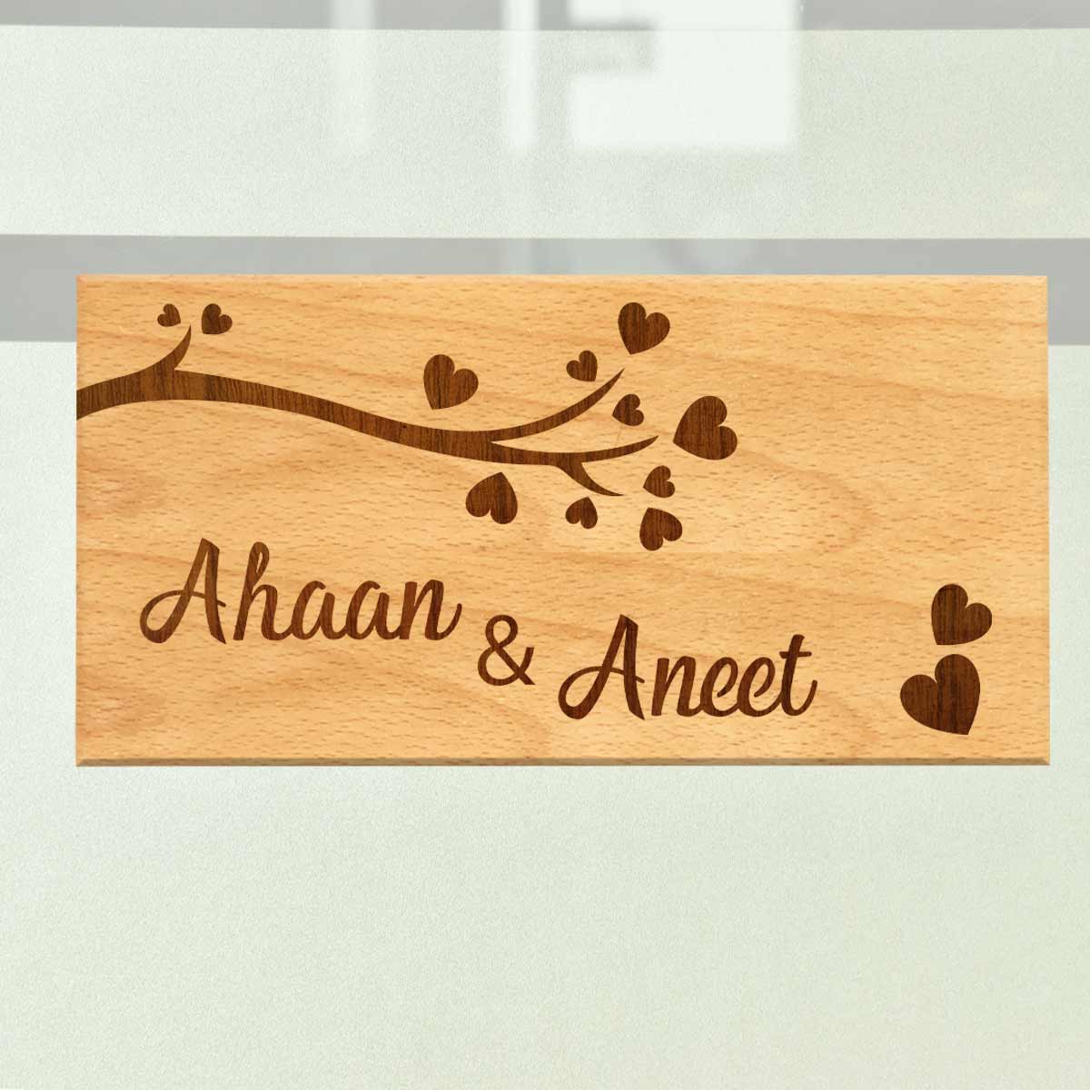 Personlized Modern Door Name Plate for Office and Home
