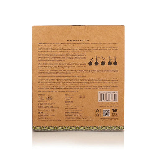 Iris Amogha Lemongrass Fragrance Gift Set