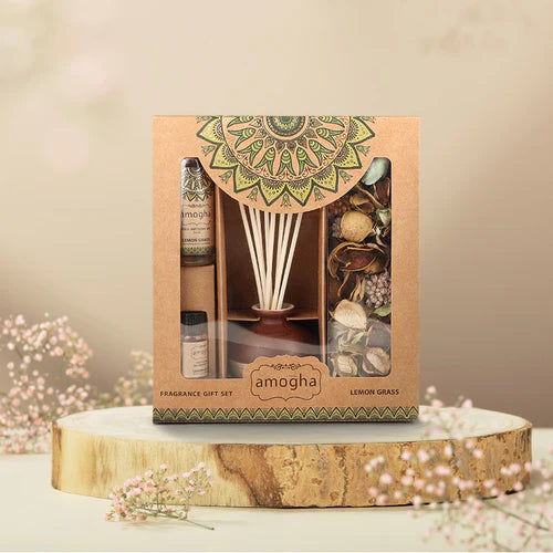 Iris Amogha Lemongrass Fragrance Gift Set