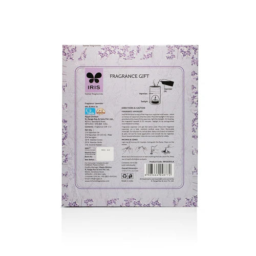 Iris Ceramic Lavender Fragrant Gift Pack