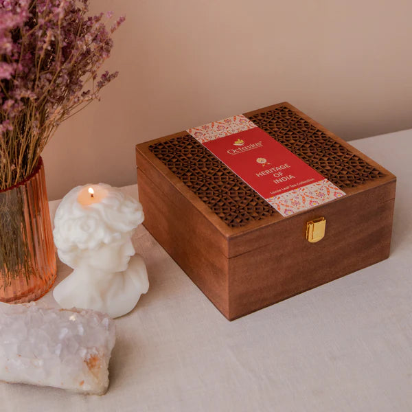 Heritage of India Tea Collection - Couples Delight (Premium Wellness Green Tea Range)-4