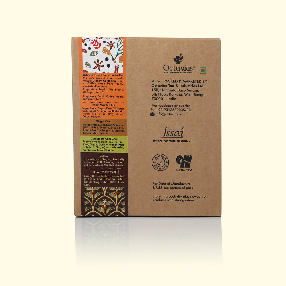 Octavius Tea & Premix Collection - Pick Your Brew - 13 Variants
