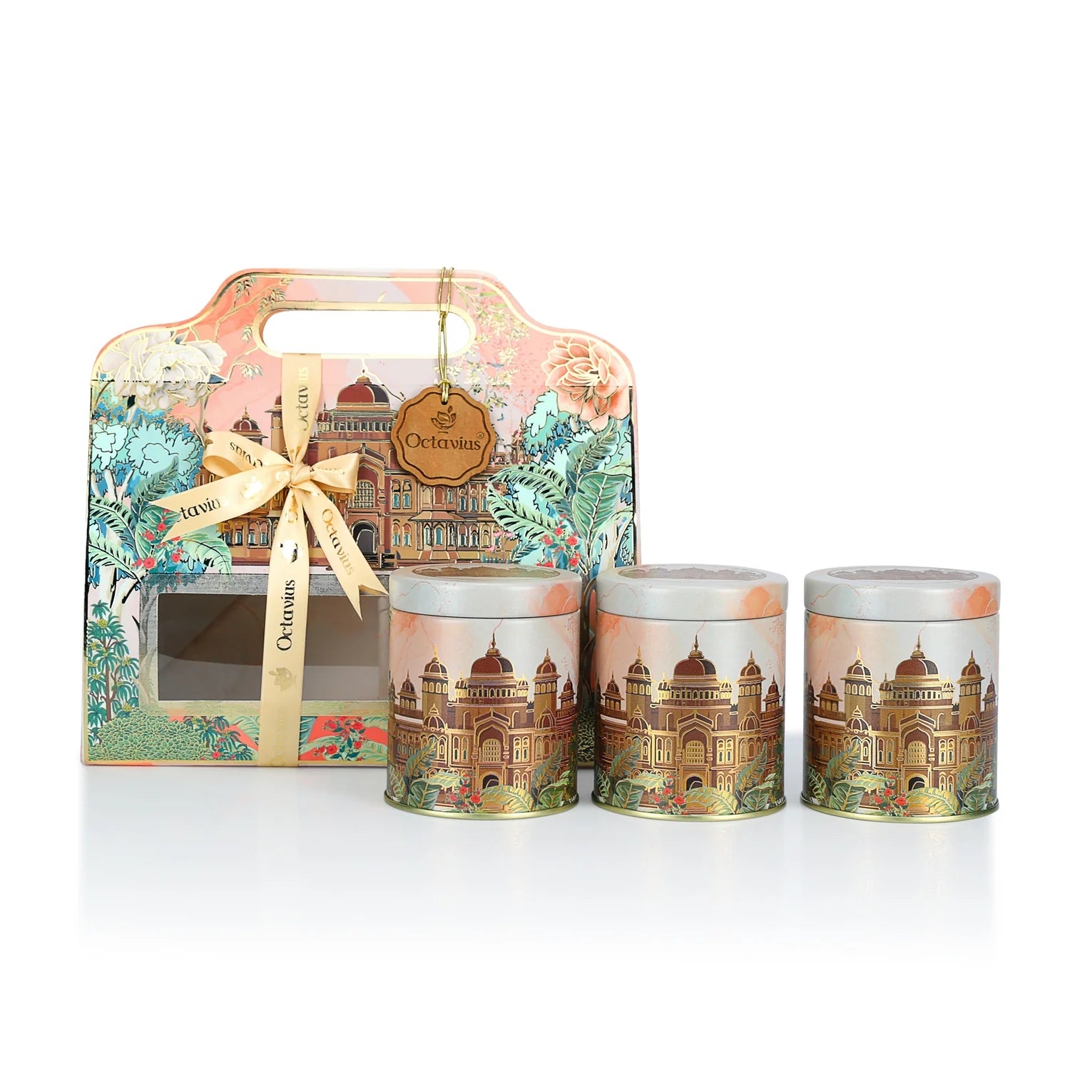 The Grand Tea Collection – Botanical Green (3 Tins- Loose Leaf)